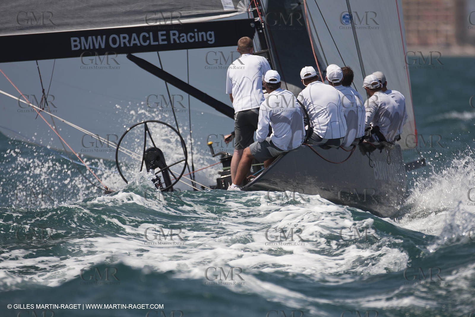 31 07 2010 - Valencia (ESP) - BMW ORACLE Racing - RC 44 Valencia Cup - fleet racing - Day 2