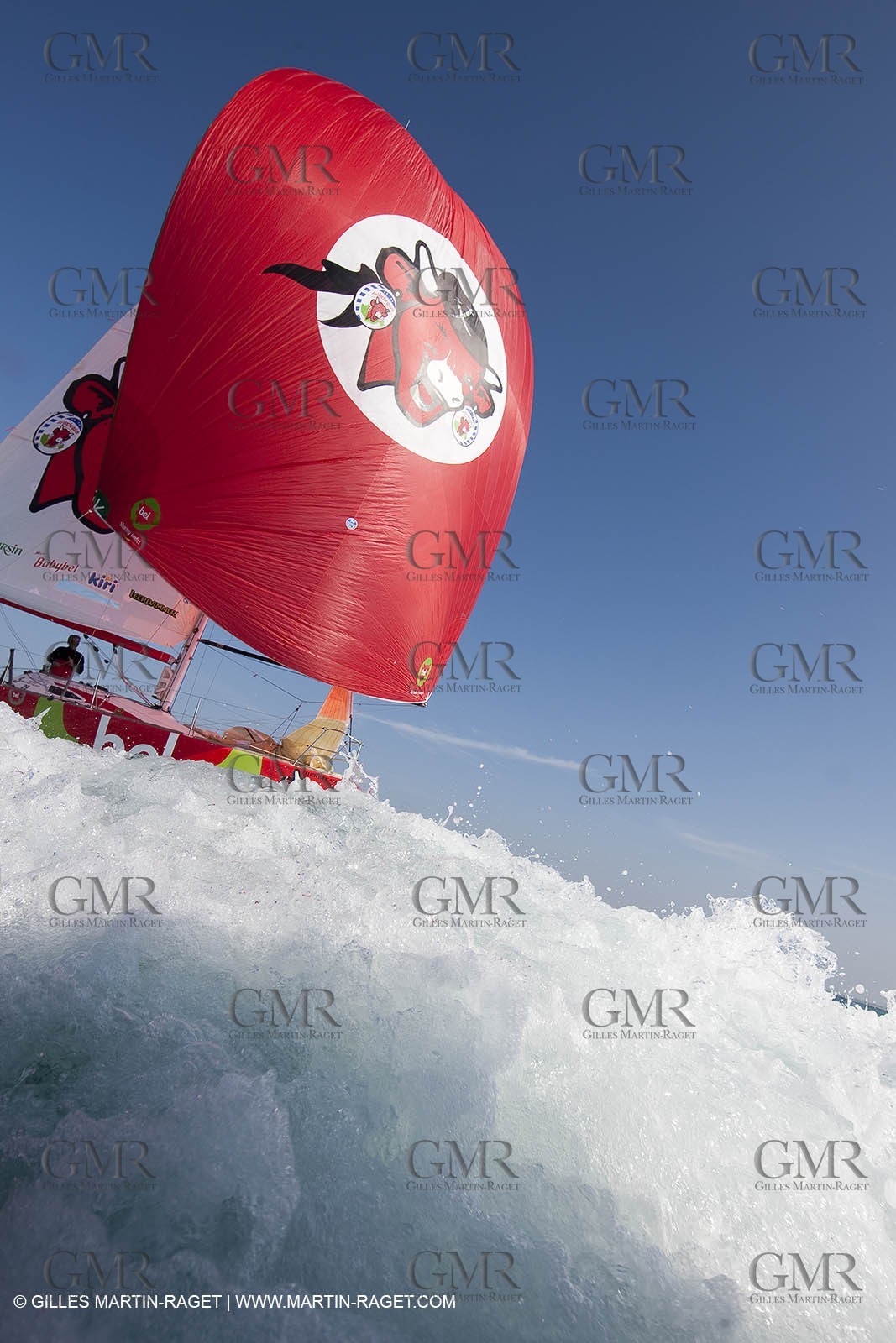 13 03 2010 -  La Grande Motte   Port Camargue (FRA) - Groupe Bel - Kito de Pavant   Sebastien Audigane training for Transat AG2R