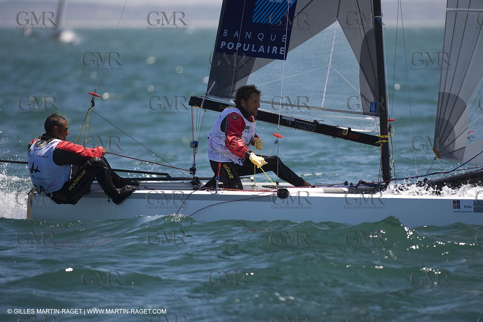 07-04-07 - ISAF SAILING WORLD CHAMPIONSHIPS - CASCAIS 2007 - DAY 1 - Tornado Class - FRANCE - Guichard-Guyader