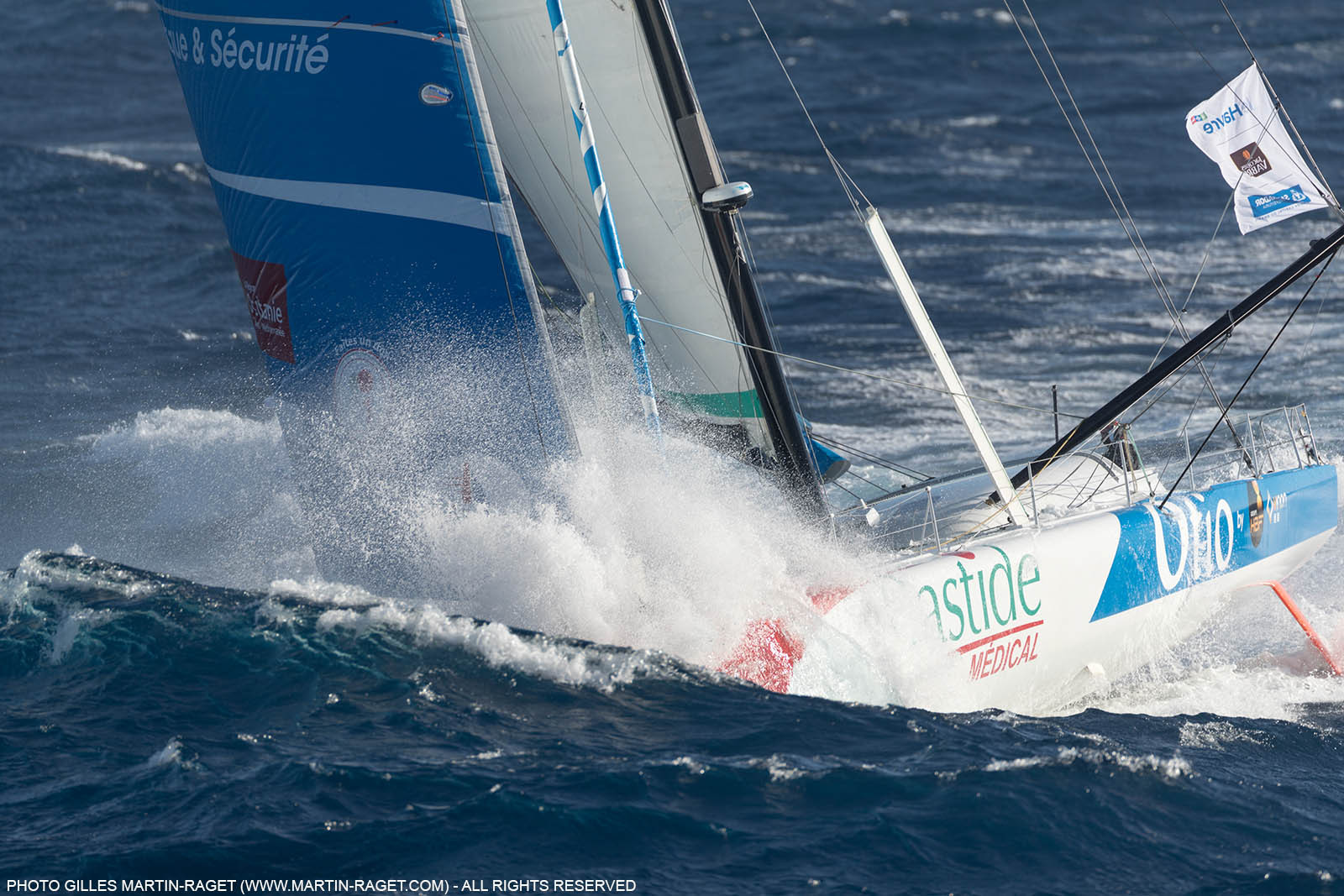 13 07 2017, Port Camargue (FRA,30), Transat Jacques Vabre 2017, Bastide Otio (Kito de Pavant, Yannick Bestaven), offshore trainings