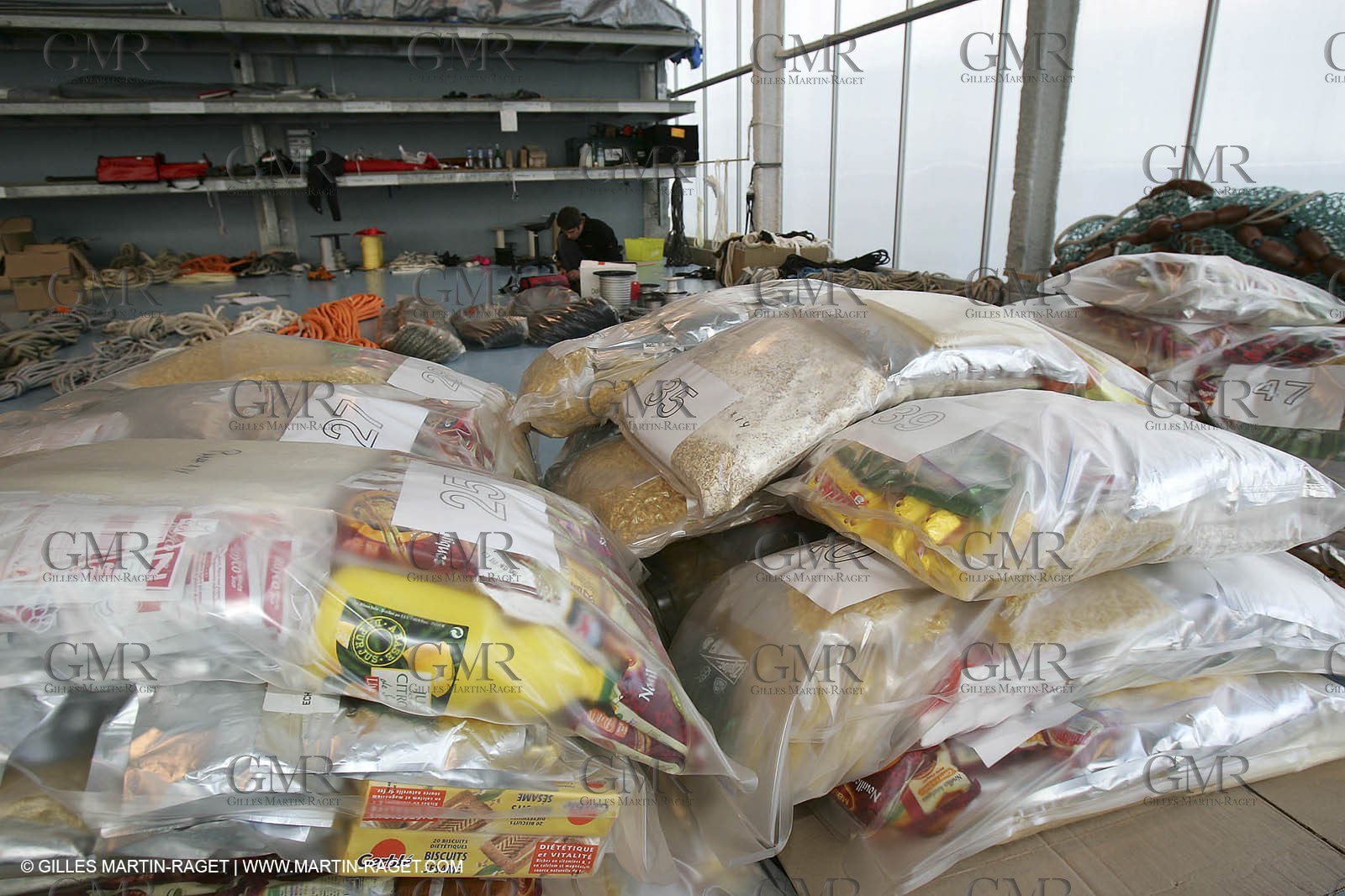 Orange II-Trophée Jules Verne 2005-Préparation