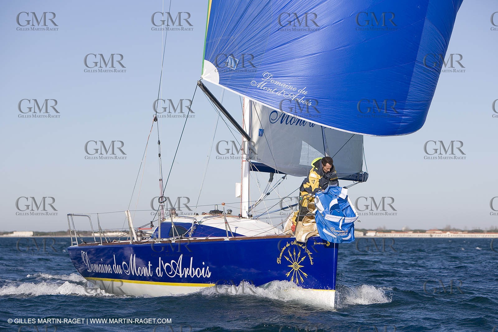 15 02 2007 - La Grande Motte (FRA) - Onedesign Figaro II - Thierry Duprey du Vorsent (Domaine de Monts d'Arbois)