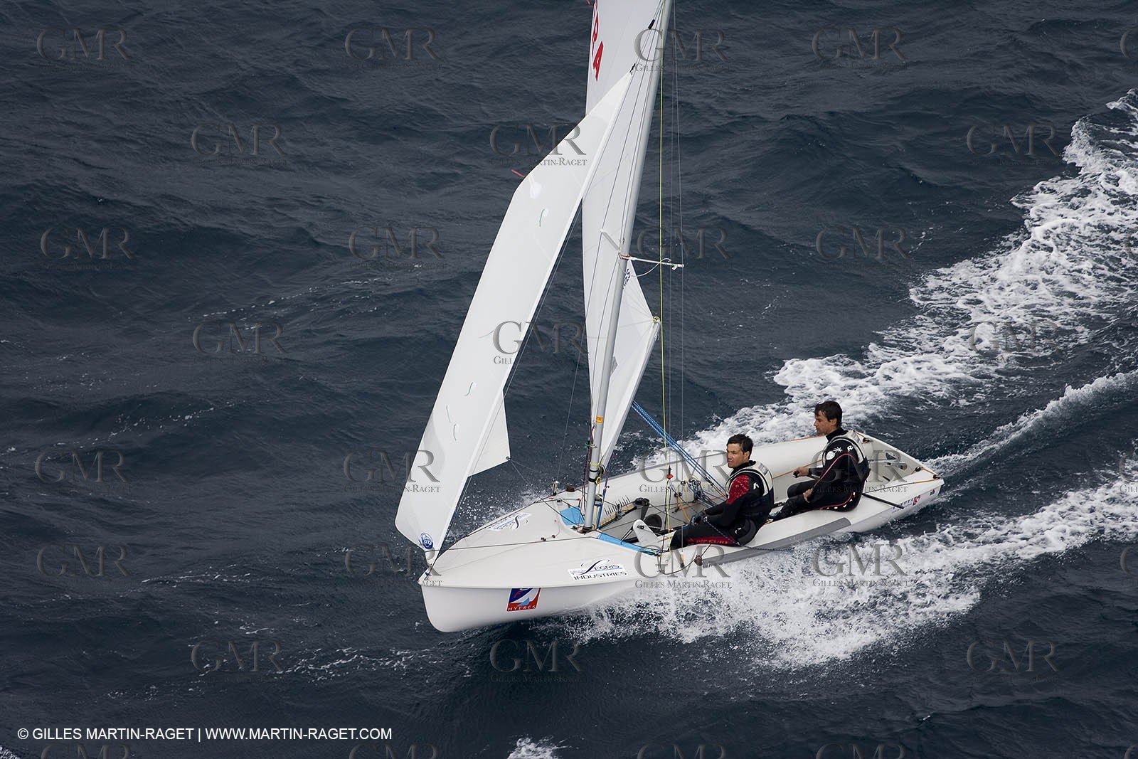 26 04 2007 - 2007 Semaine Olympique Française - Hyères (South of France) - Day 5 - Team France - 470 Homme - Bonnaud-Bonnaud