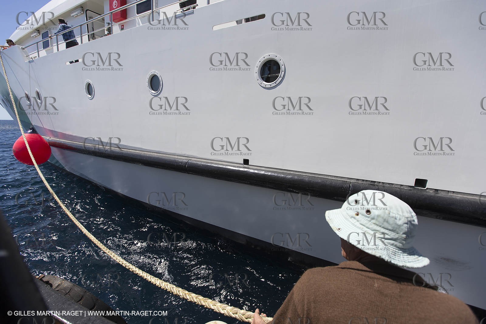 Al Azizi first sea trial - H2X boatyard - Oceanographjic research ship - La Ciotat (FRA,13) - 26 05 2014