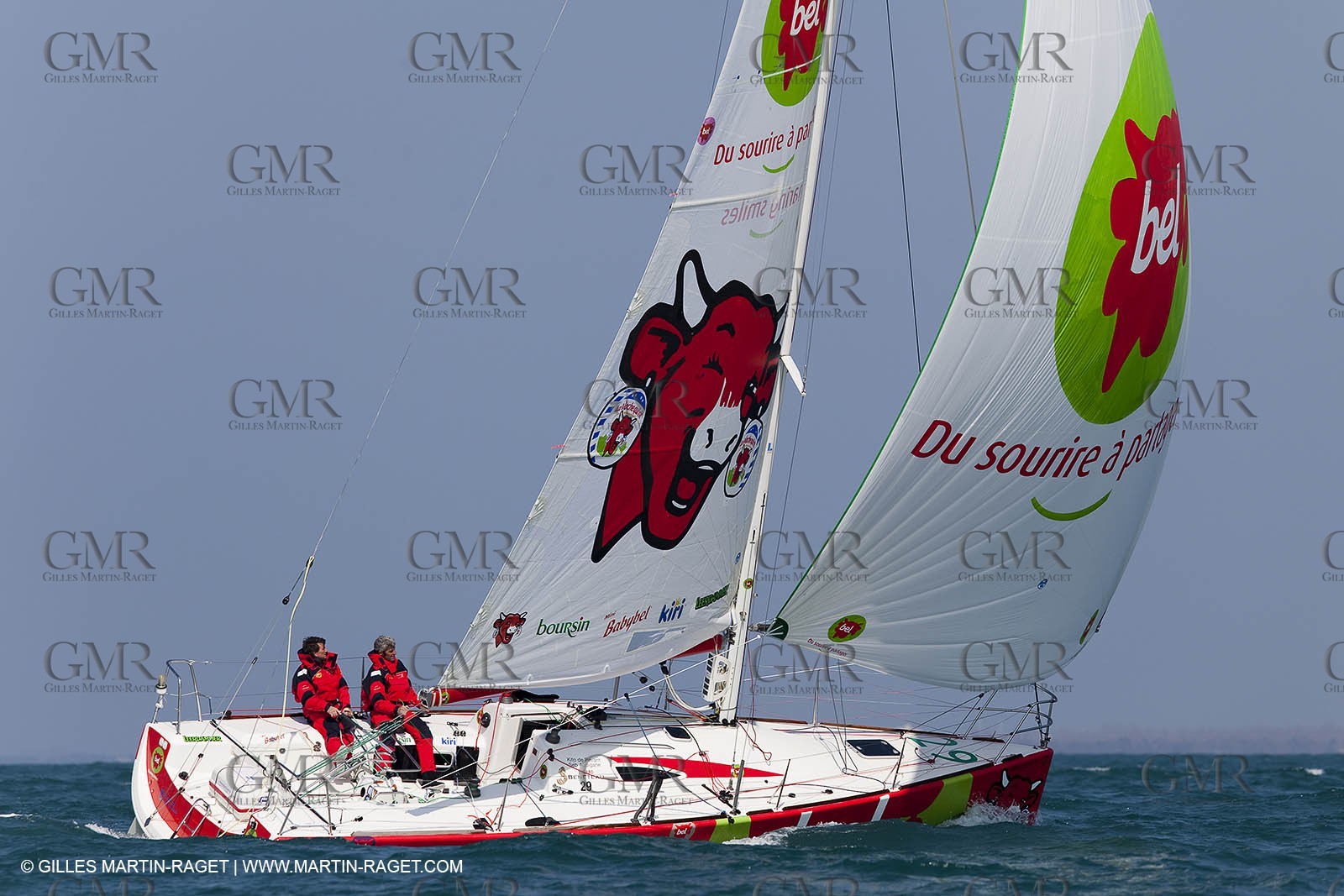 13 03 2010 - La Grande Motte   Port Camargue (FRA) - Groupe Bel - Entraînement Kito de Pavant   Sébastien Audigane en vue de la Transat AG2R 2010
