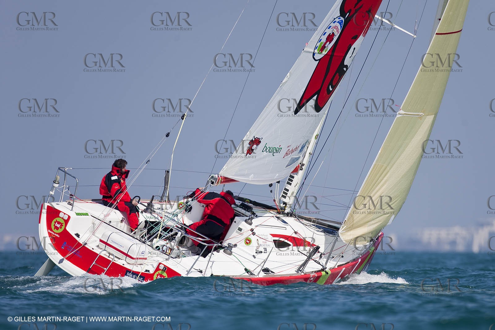 13 03 2010 -  La Grande Motte   Port Camargue (FRA) - Groupe Bel - Kito de Pavant   Sebastien Audigane training for Transat AG2R