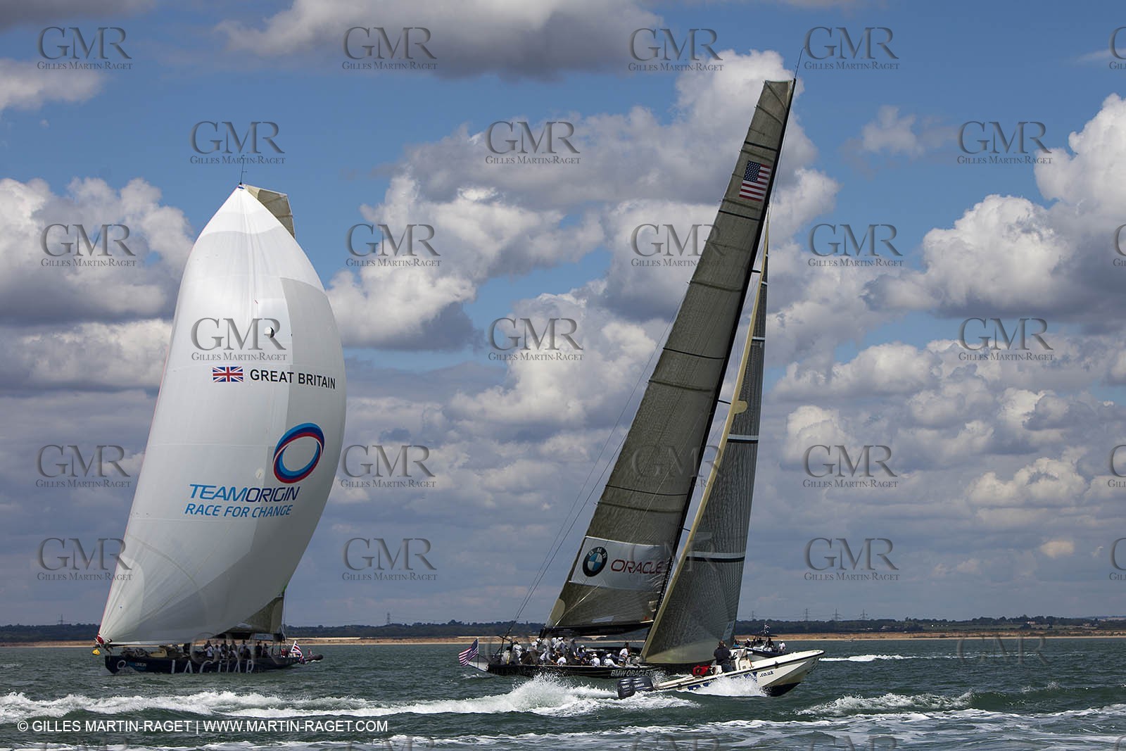 02 08 2010 - Cowes (UK, IOW) - The 1851 Cup -  BMW ORACLE Racing - Training Day.