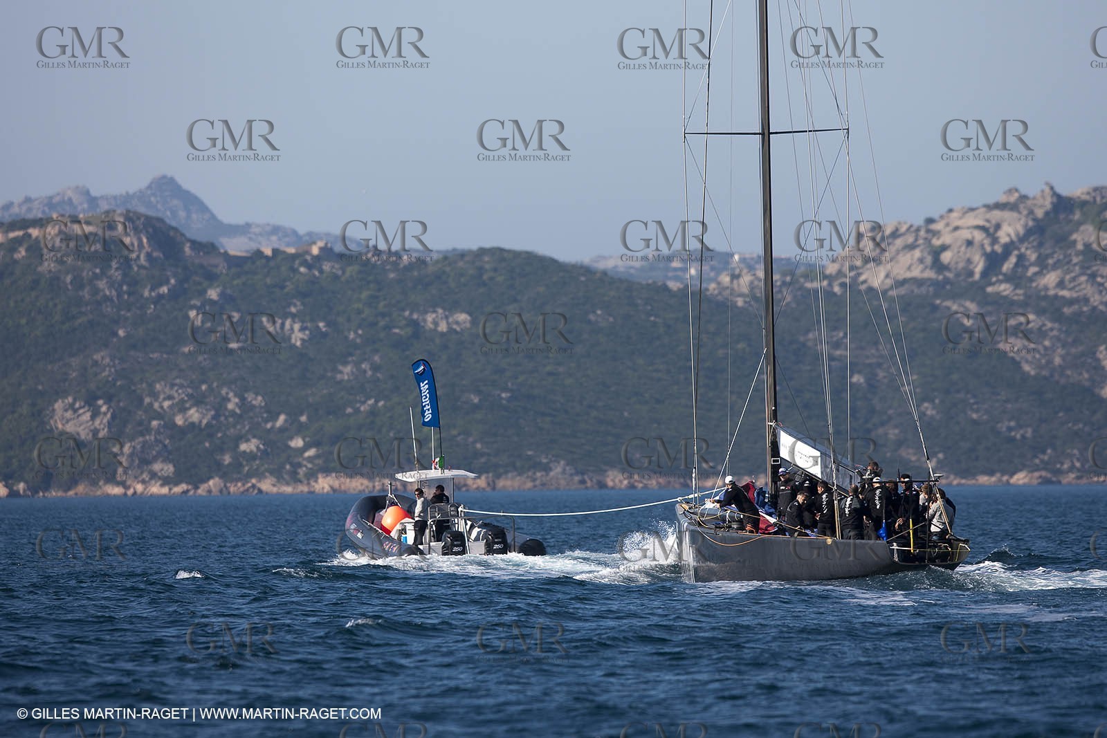 18 05 2010 - La Maddalena (ITA, Sardinia) Louis Vuitton Trophy - BMW ORACLE Racing - Training