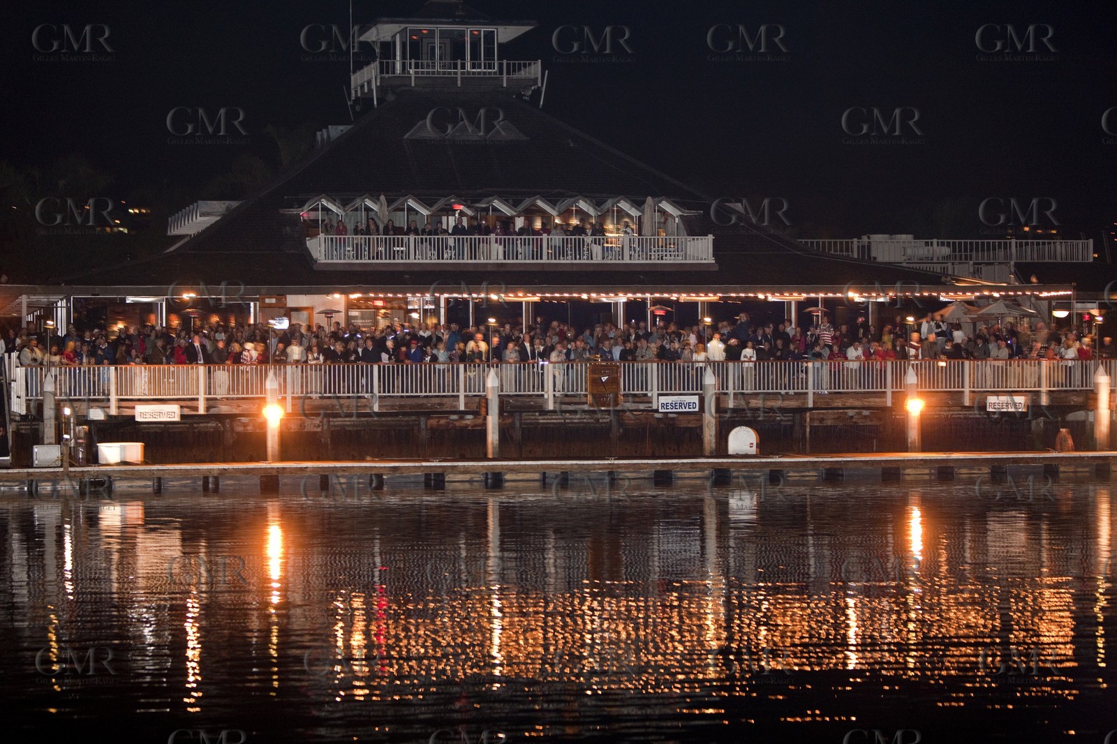 21 02 2010 - San Diego (USA,CA) - 33rd America's Cup - BMW ORACLE Racing - USA Victory Tour - Day 3 - Cup in San Diego -  - Onboard the shcooner America replica- Larry Ellison -Dennis Conner - James Spithill - Reception at San Diego YC