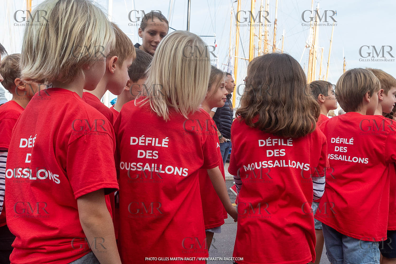 05 10 2023, Saint-Tropez (FRA,83), Les Voiles de Saint-Tropez 2023, Race Day 5, Défilé des minots de St Tropez