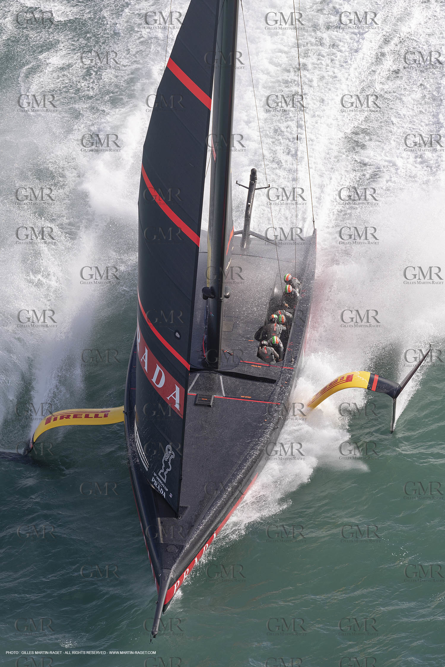10 12 2020 - Auckland (NZL) - 36th America's Cup - Practice Sessions - Day 2 -Luna Rossa Prada Pirelli Team