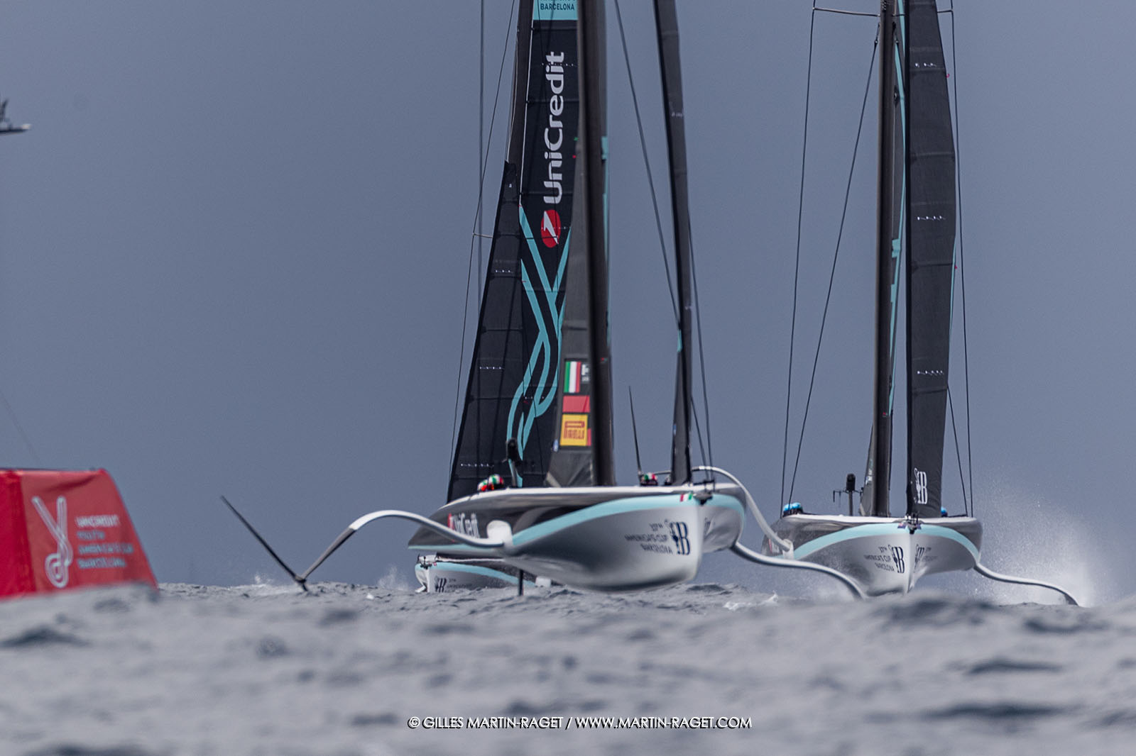 18 09 2024, Barcelona (ESP), Unicredit Youth America's Cup, Race Day 2