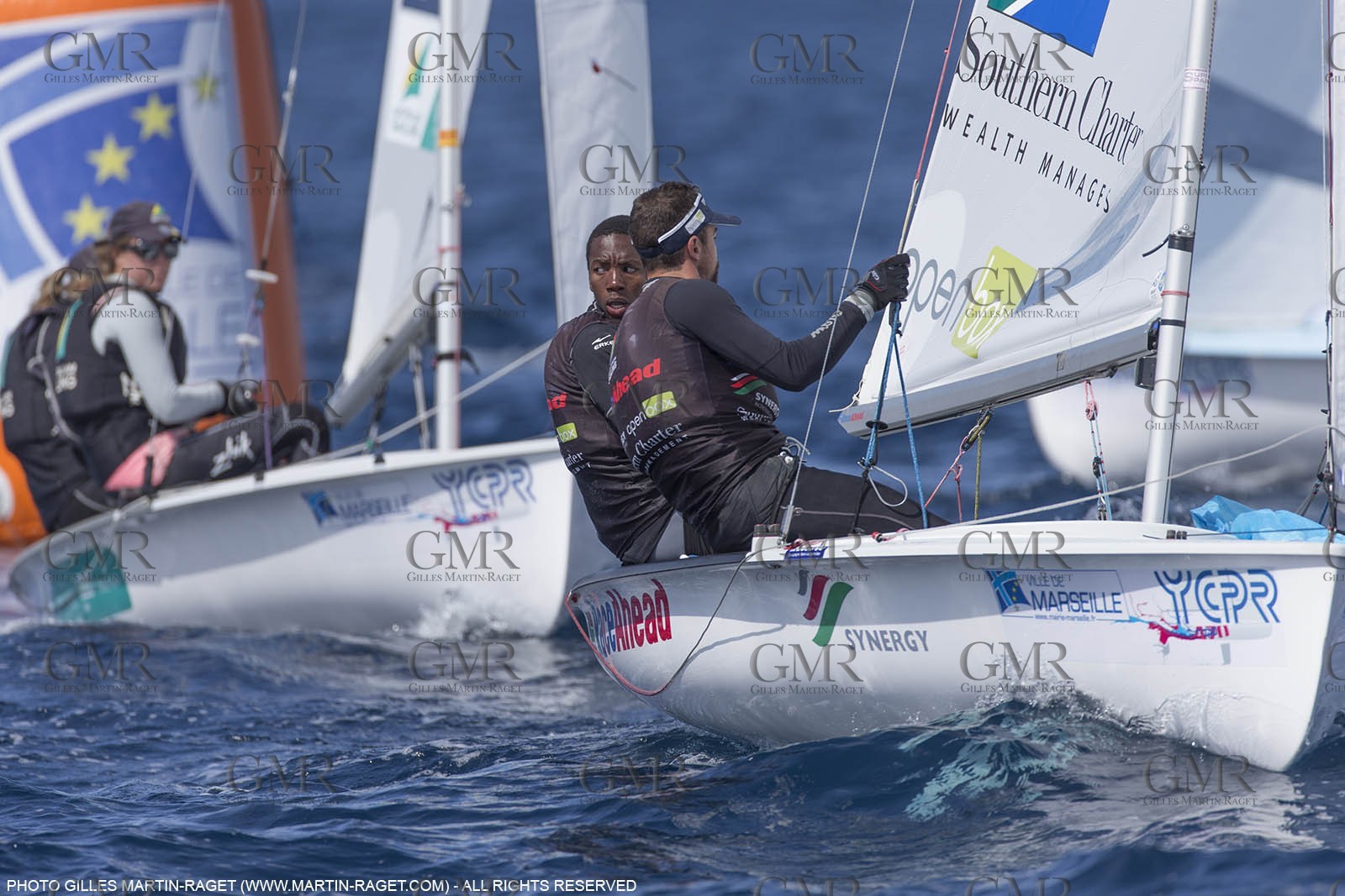 10 04 2015, Marseille (FRA), Yachting Club de la Pointe Rouge - Coupe Internationale de Printemps des 470, Day 3