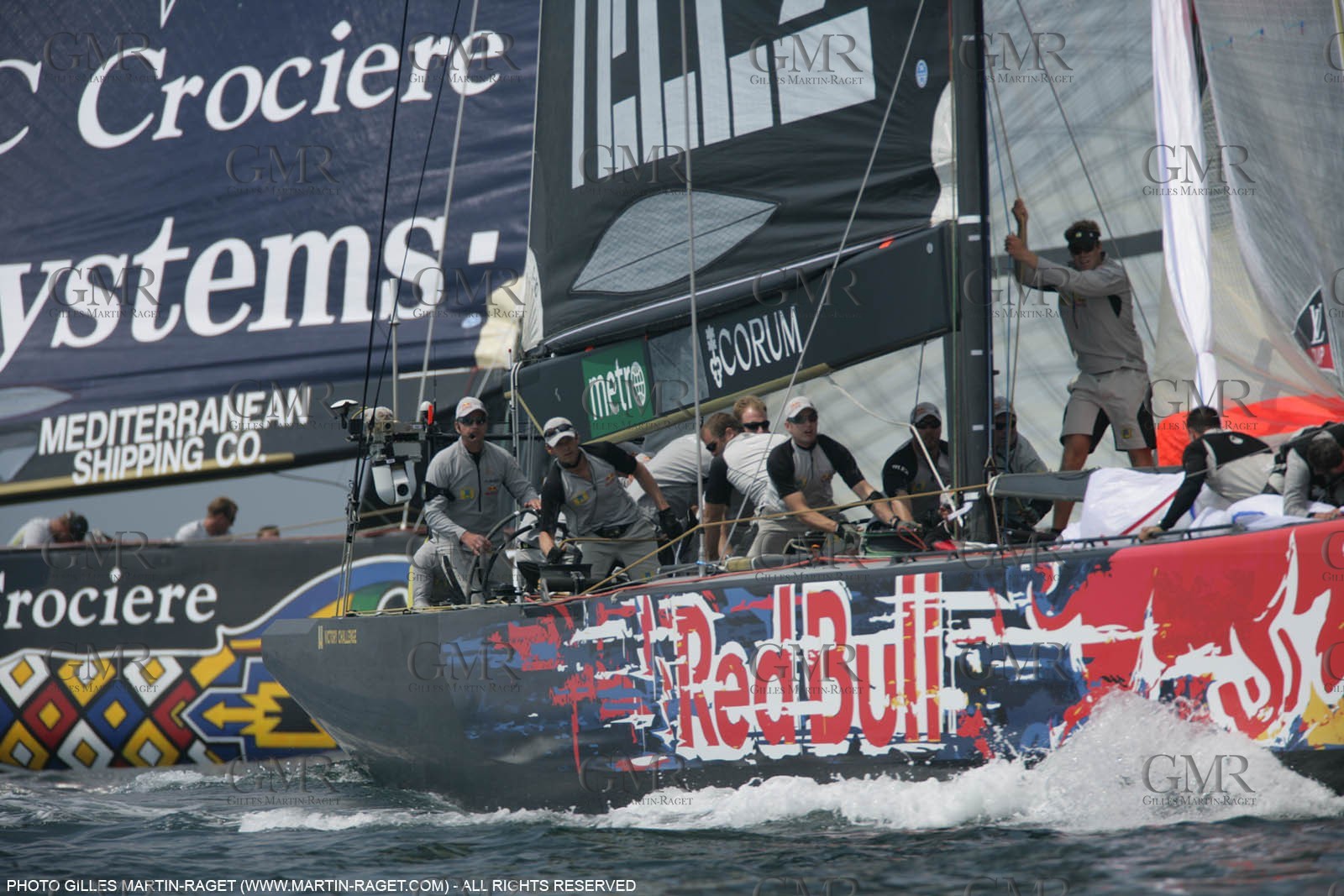 20 04 2007-Valencia (Spain)- 32nd America's Cup - Louis Vuitton Cup - RR1 - DAY 5 - BMW ORACLE Racing