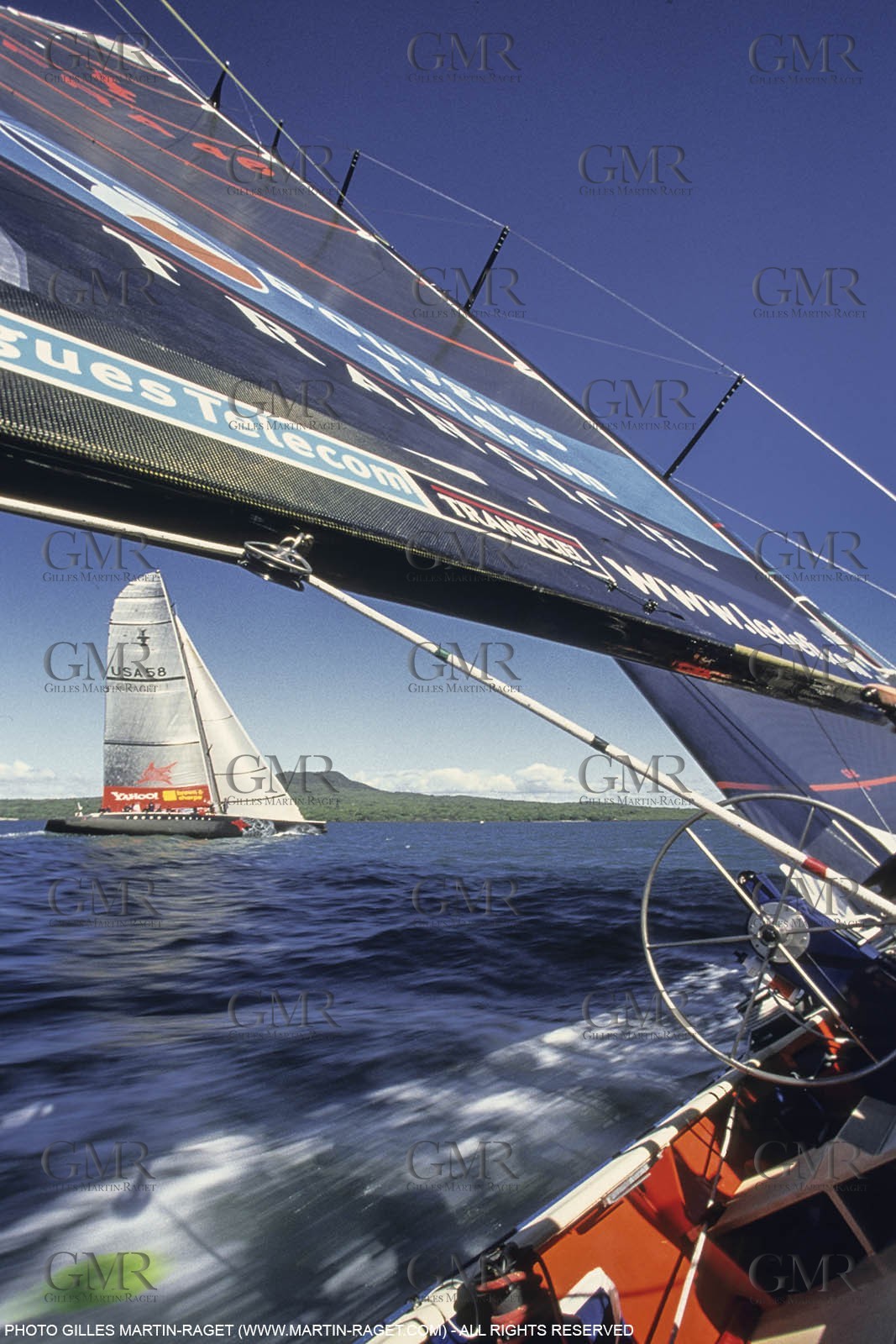 Yacht racing, 30th America's Cup 2000, Auckland (NZL), Le Défi, 6ème Sens