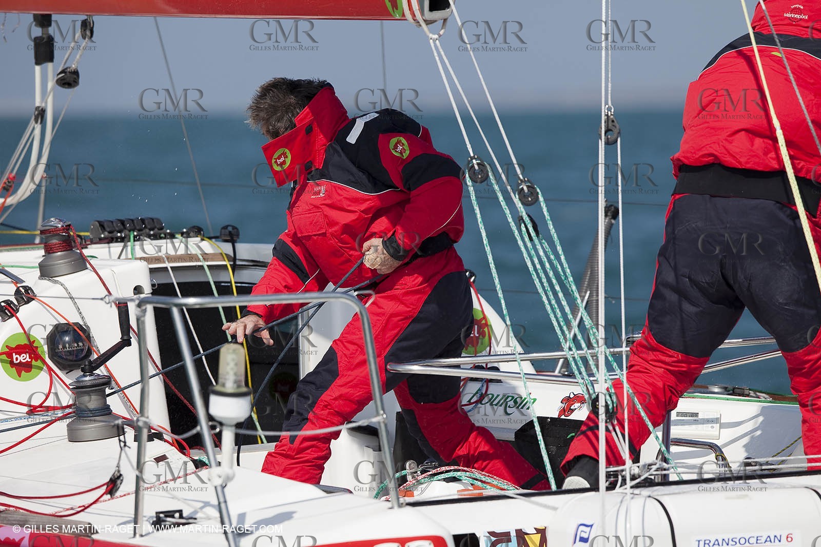 13 03 2010 -  La Grande Motte   Port Camargue (FRA) - Groupe Bel - Kito de Pavant   Sebastien Audigane training for Transat AG2R