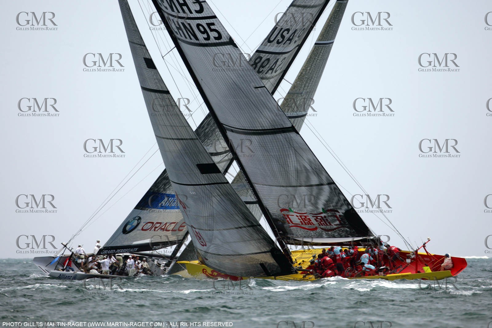 30 04 2007-Valencia (Spain)- 32nd America's Cup - Louis Vuitton Cup - RR2 - Day 2 - BMW ORACLE Racing