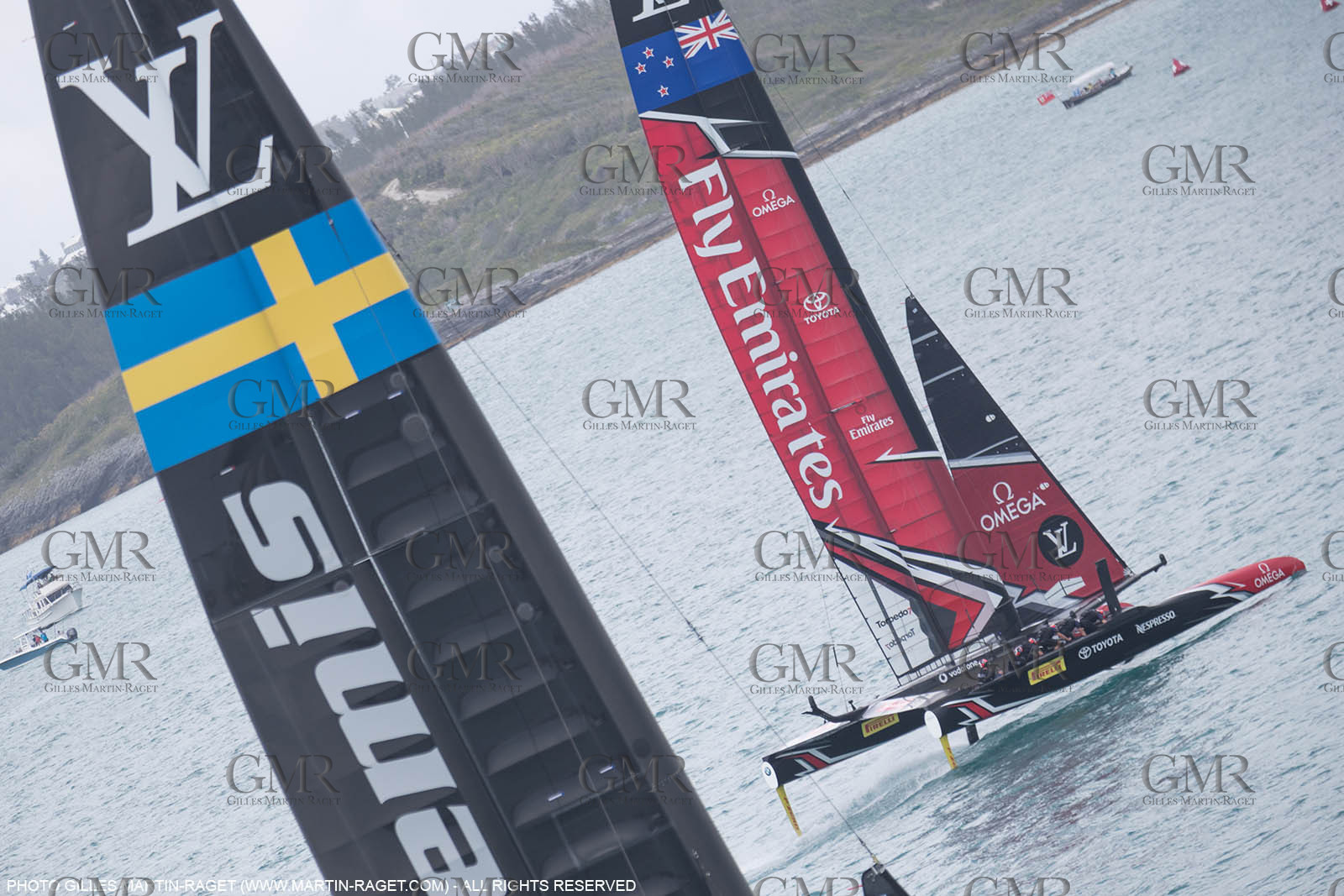 10 06 2017 - Bermuda (BDA) - 35th America's Cup Bermuda 2017 - Louis Vuitton America's Cup Challenger Playoffs final, Day 1