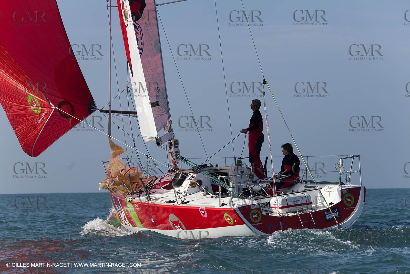 13 03 2010 - La Grande Motte   Port Camargue (FRA) - Groupe Bel - Entraînement Kito de Pavant   Sébastien Audigane en vue de la Transat AG2R 2010