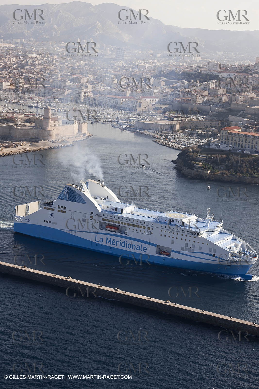 14 01 2012 - Marseille (FRA,13) - La Meridionale shipping company - the Piana off Marseille and the Calanques