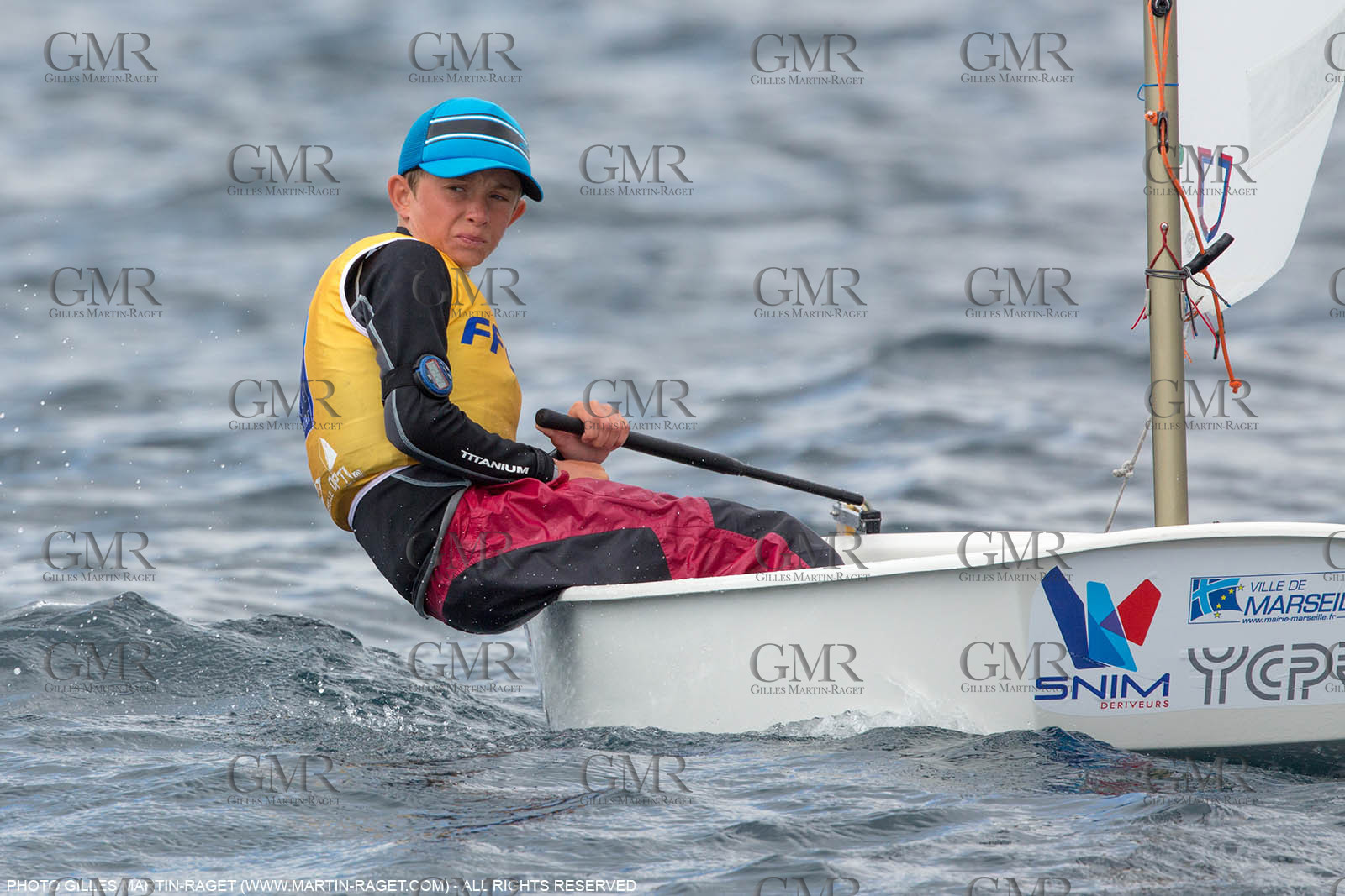 15 04 2016, Marseille (FRA,13), SNIM Dériveurs, Coupe Internationale de Printemps Optimist, Final Day