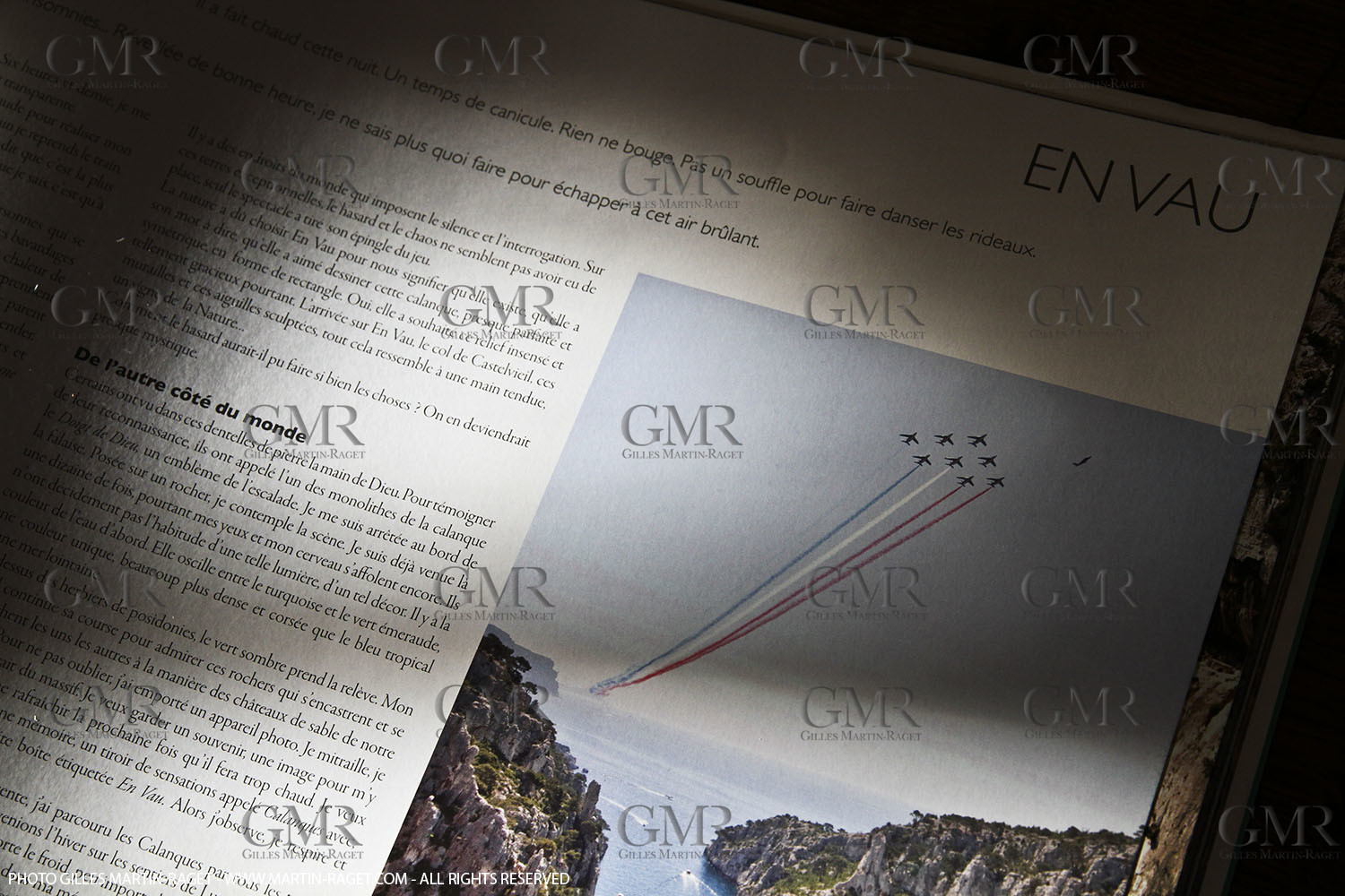09 11 2010 - Marseille (FRA,13) - Photos odf the book Calanques, Si proches, si lointaines, Ed. Cres, Words by Juliette Lembot, Photos by Gilles Martin-Raget