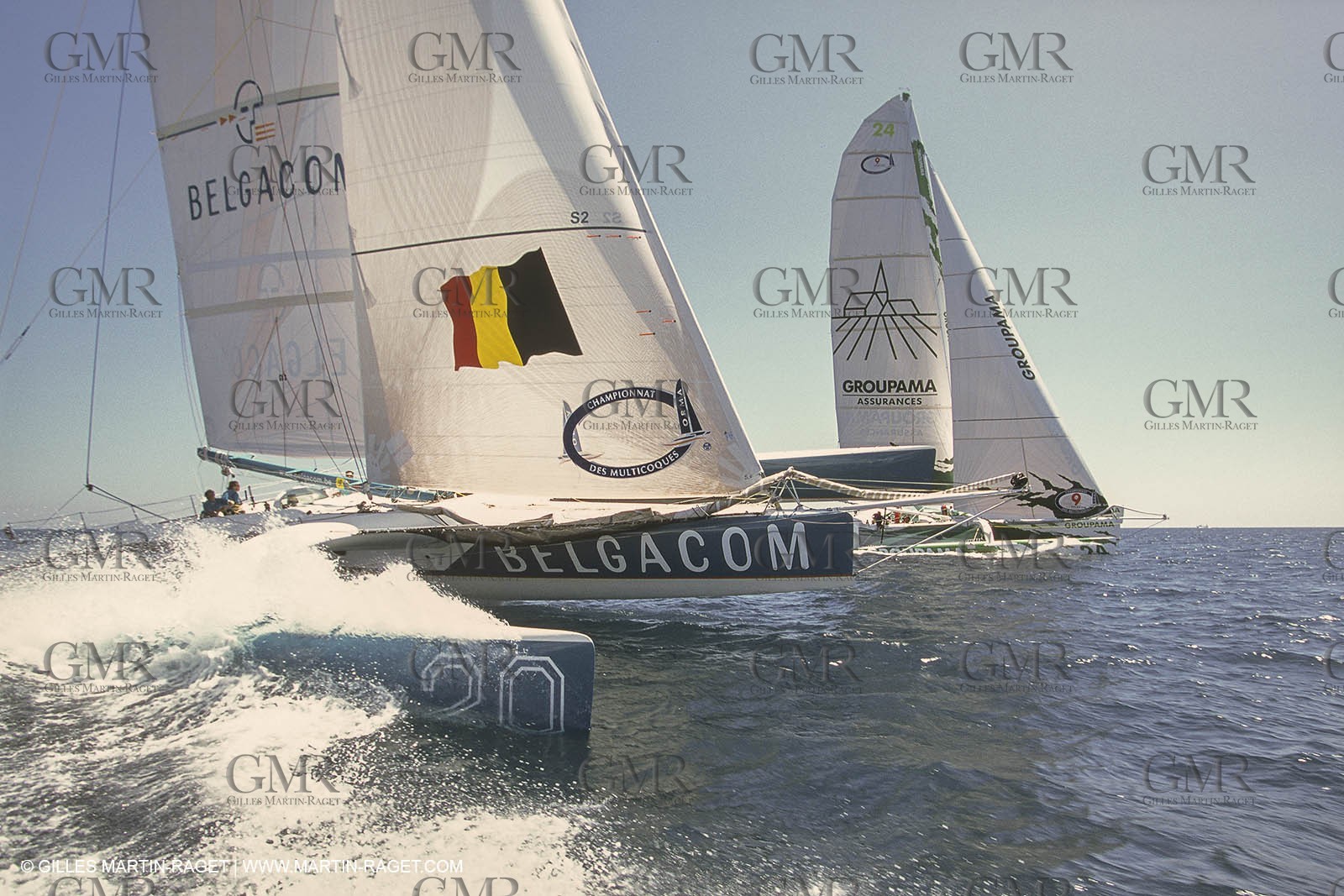 Yacht Racing, Multihull, ORMA 60, Jean-Luc Nélias, Belgacom