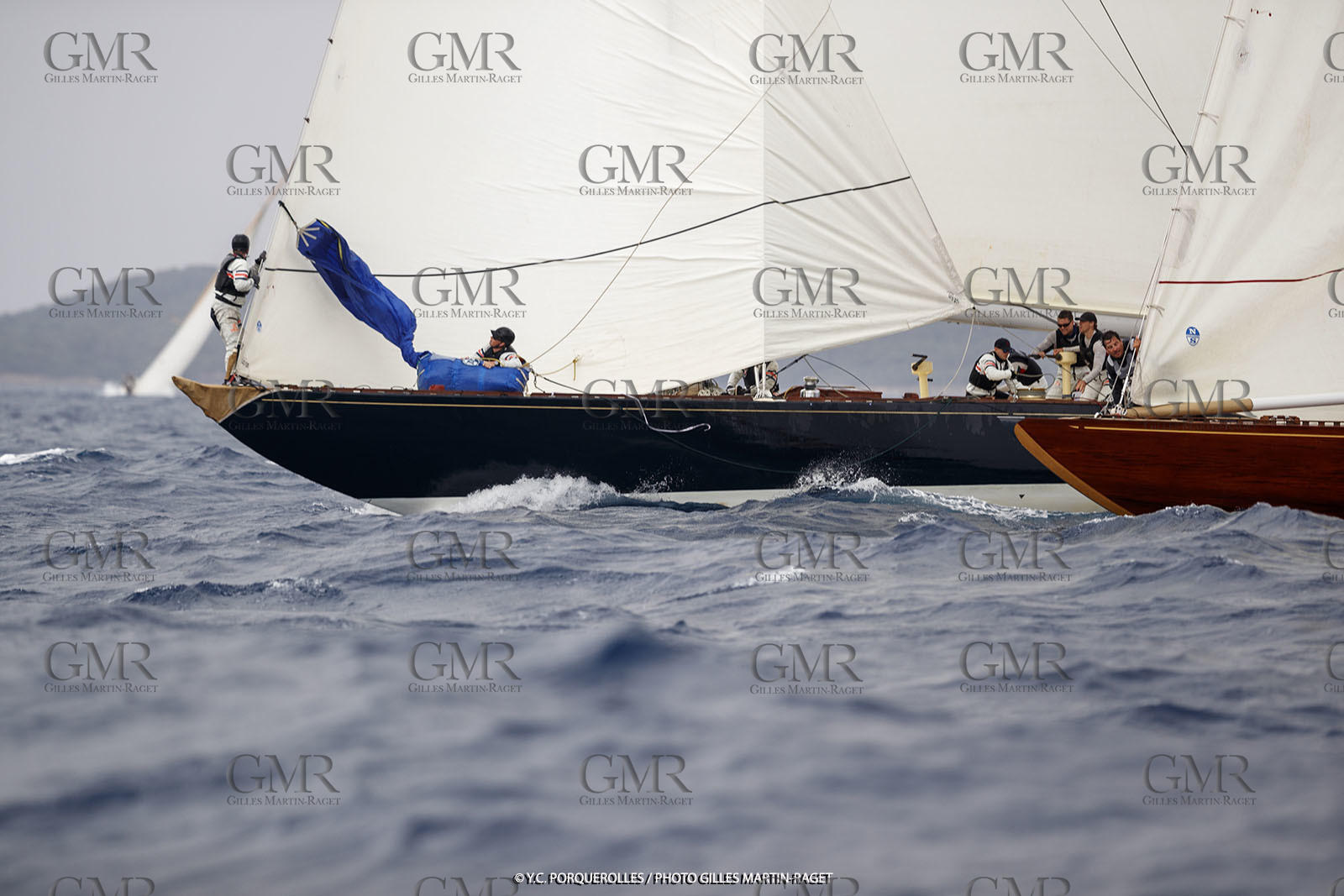 19 06 2024, Porquerolles Island (FRA), Championnat du monde des 12 m JI 2024, Race Day 1