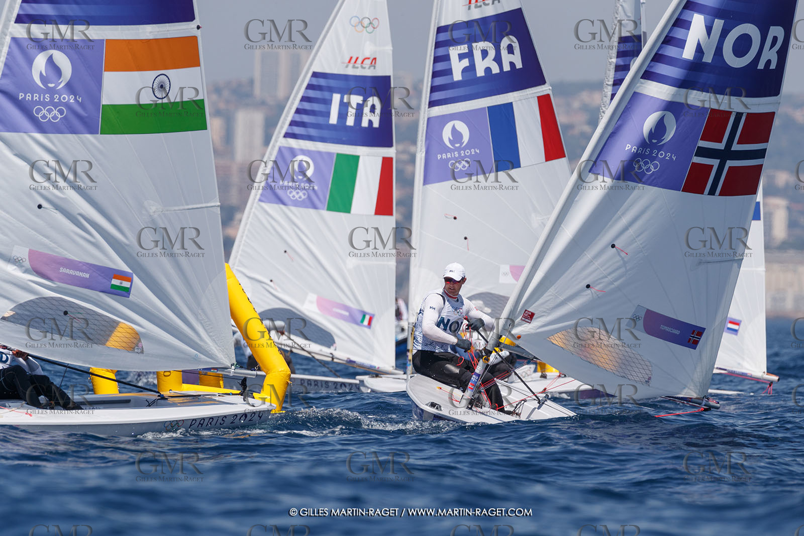 03 08 2024, Marseille (FRA), Paris 2024 Olympic Games, Sailing, Race Day 7
