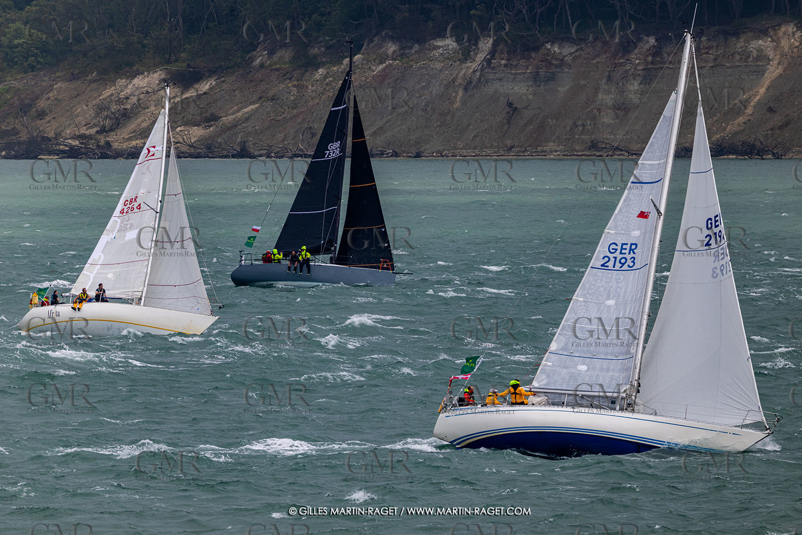 26 07 2025, Cowes (UK, IOW), Admiral's Cup 2025, Rolex Fastnet Race start,