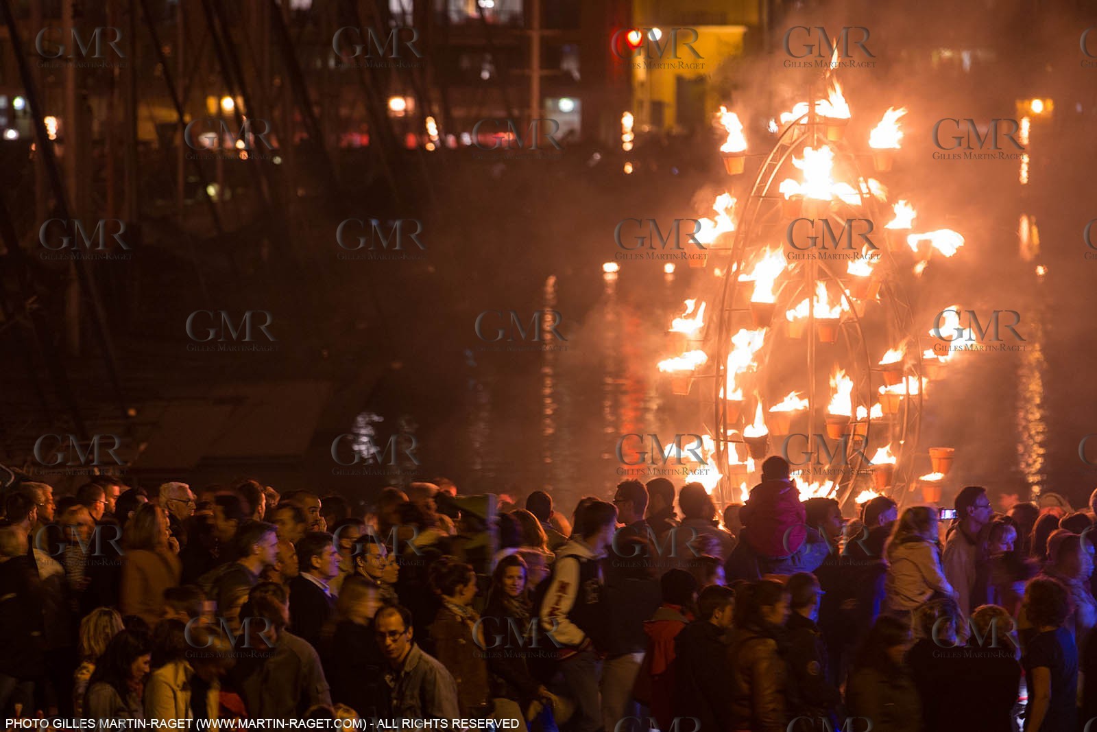 03 05 2013 - Marseille (FRA,13) - Marseille Provence 2013, Historical port Illumination by Company Carabosse