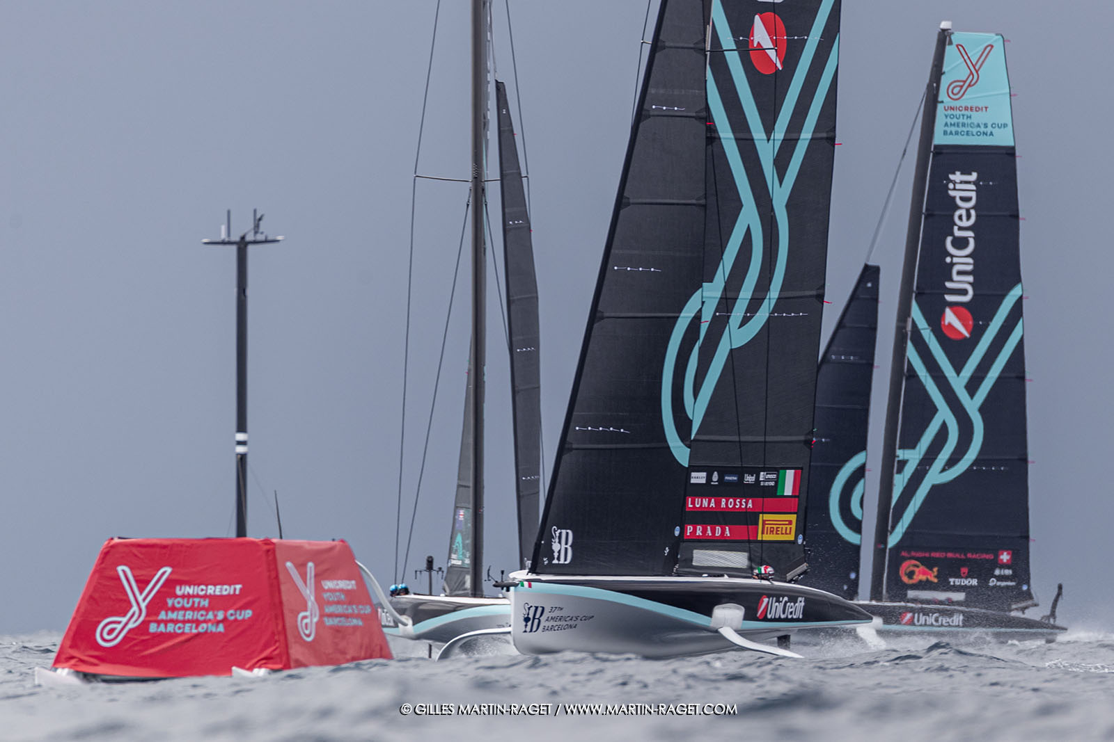 18 09 2024, Barcelona (ESP), Unicredit Youth America's Cup, Race Day 2