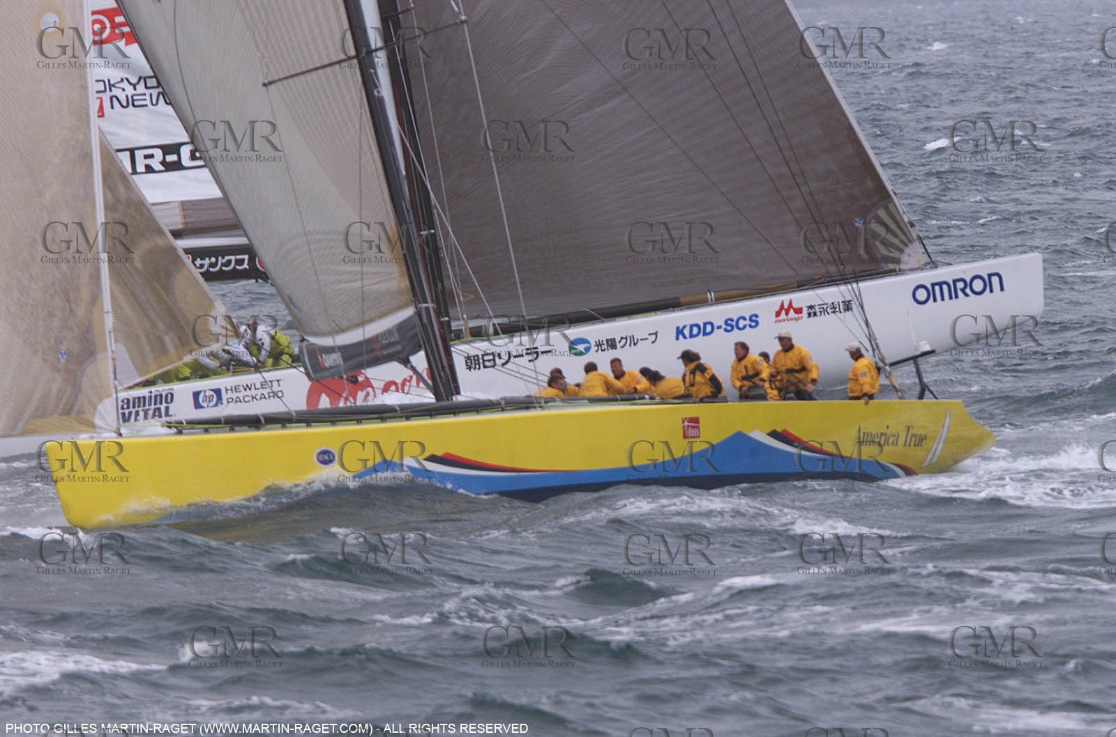 America True -  America's Cup - Auckland 2000  - Louis Vuitton Cup - Round Robin 2