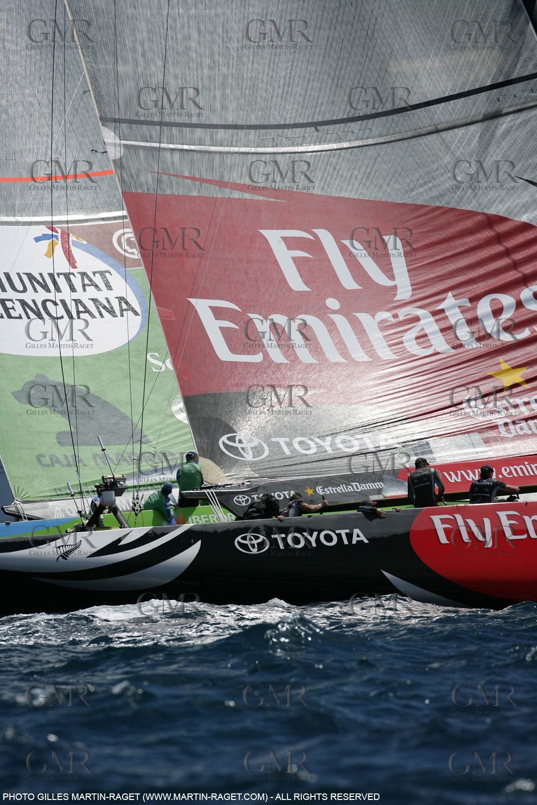 14 05 2007-Valencia (Spain)- 32nd America's Cup - Louis Vuitton Cup - Semi-final - Day 1 - BMW ORACLE racing