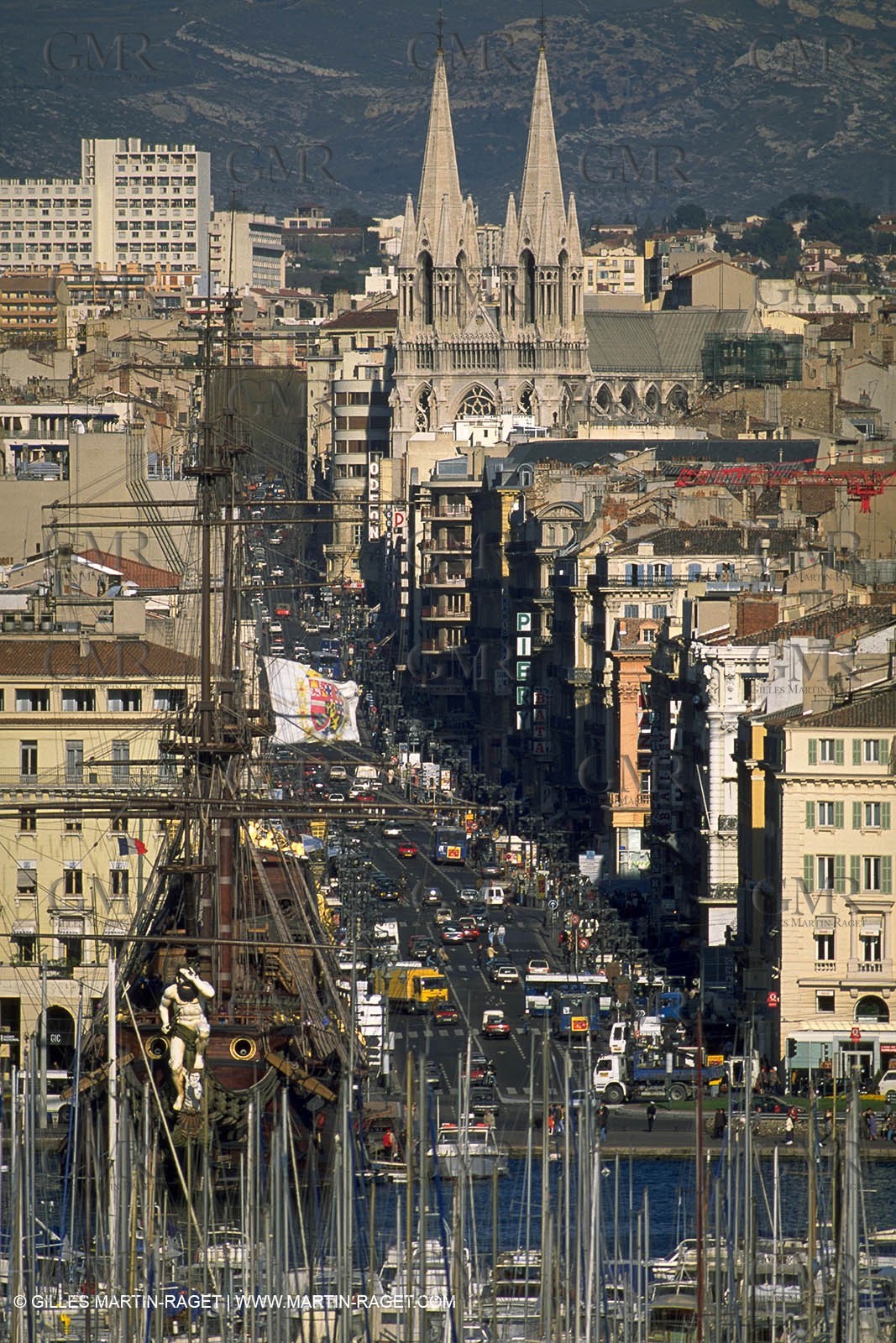 Vieux Port - La Canebiere - Eglise des Réformés