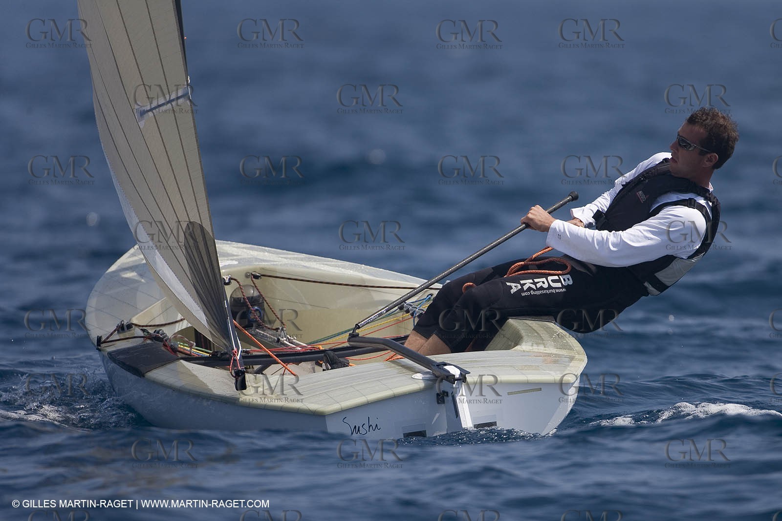 24 04 2007 - 2007 Semaine Olympique Française - Hyères (South of France) - Day 3 - Team France - Finn - Ponsot Pierre Alex
