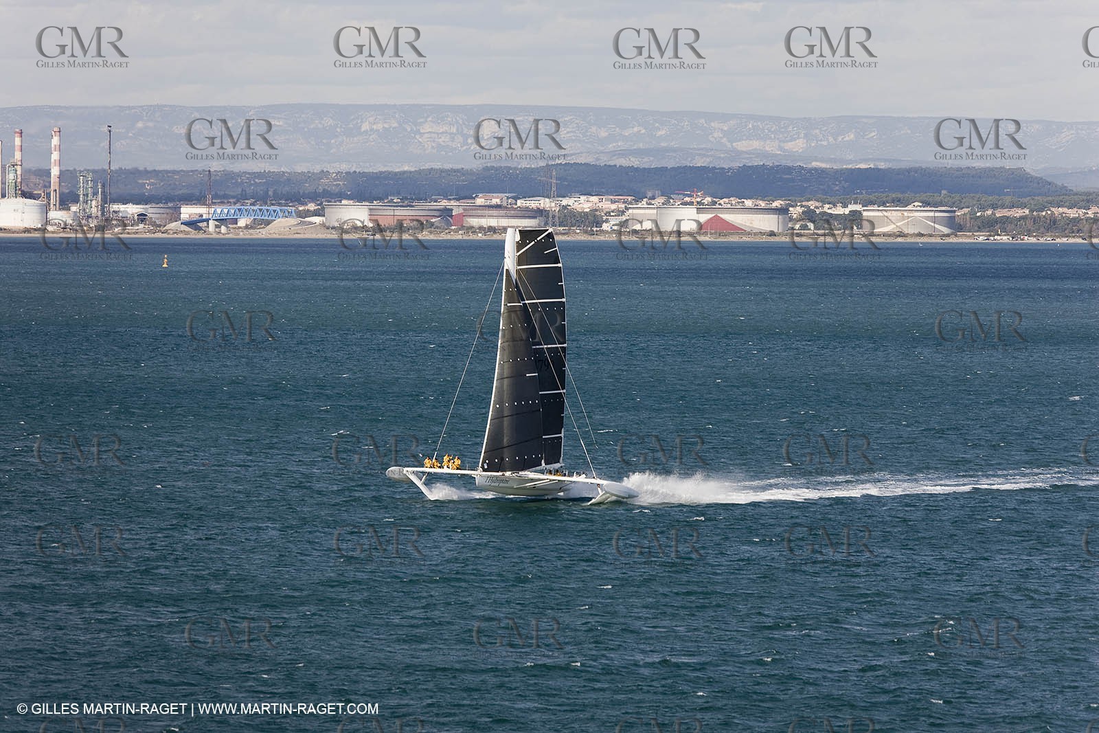 03 10 2008 - Fos   mer (FRA, 13) - L'Hydroptère - Speed record attempt
