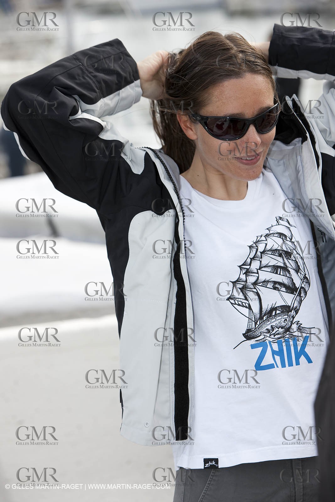 20 04 2010 - Hyères (FRA,83) - SOF 2010 - ZHIK Team - 470 fem -  Ingrid Petitjean - Nadège Douroux