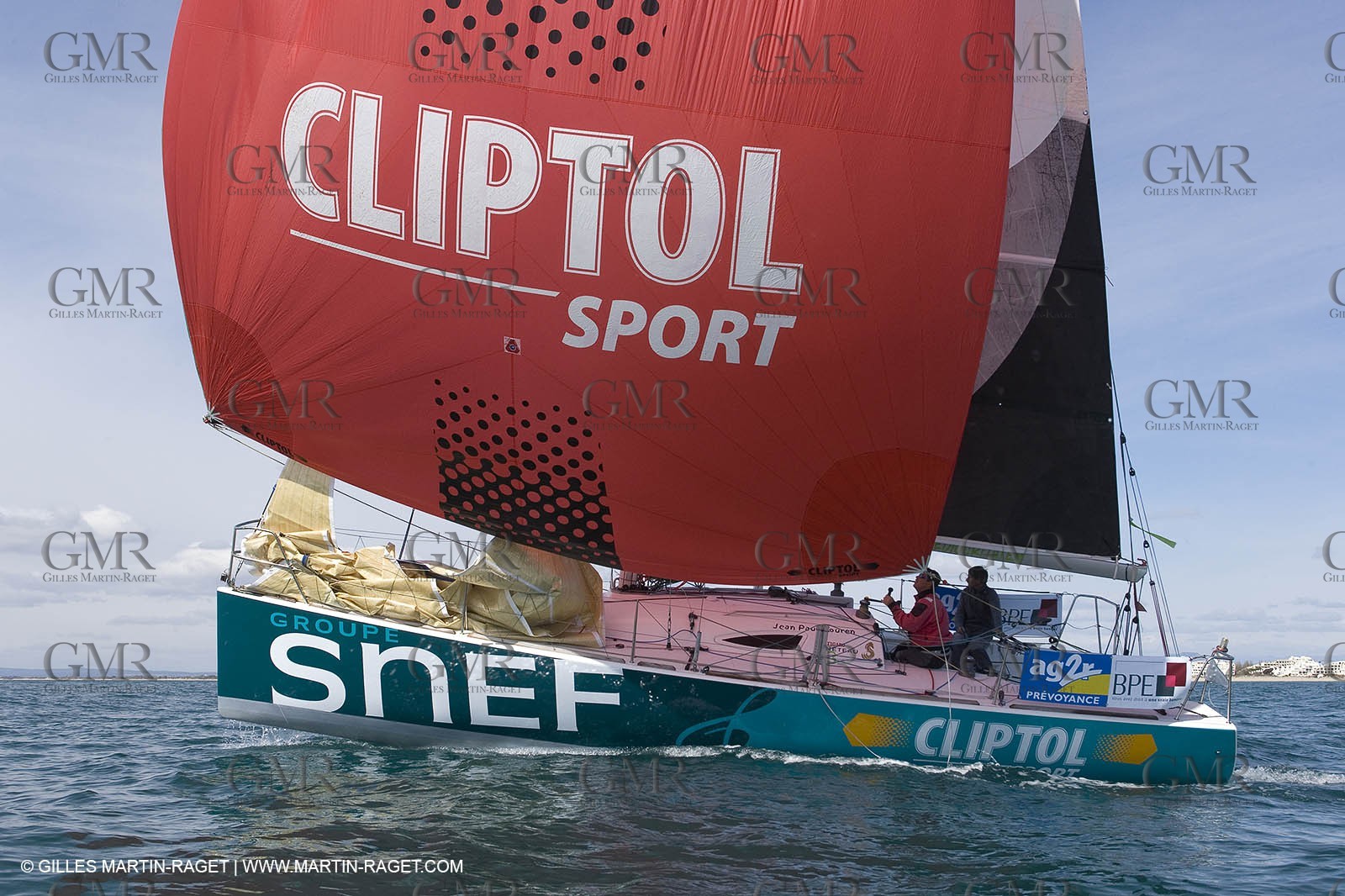 27 03 08- La Grande Motte- (FRA,34) Transat AG2R 2008- Jean-Paul Mouren- Laurent Pellecuer