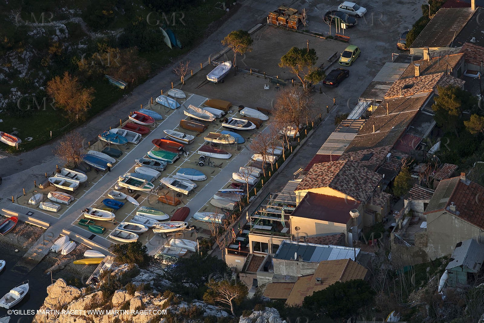 Décember 2009 - Marseille (FRA) - Les Calanques - Morgiou as seen from Sugiton Belvedere