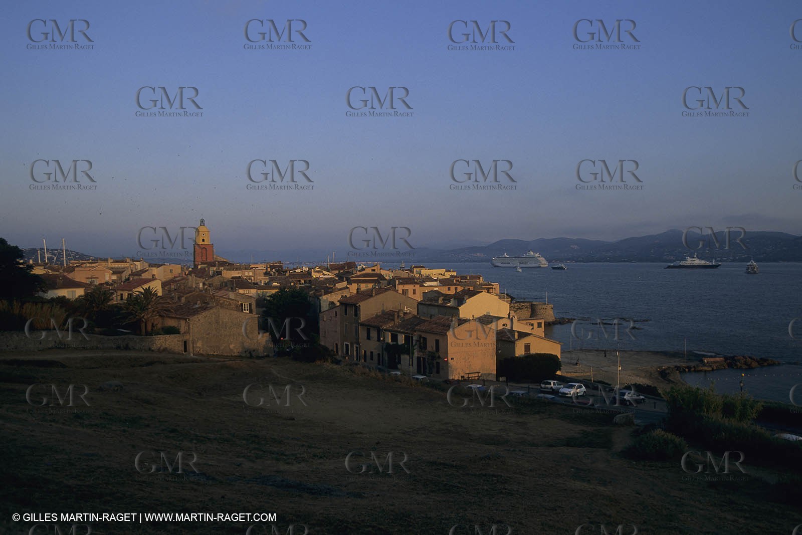 France, Provence, Saint Tropez, plage de Pampelonne