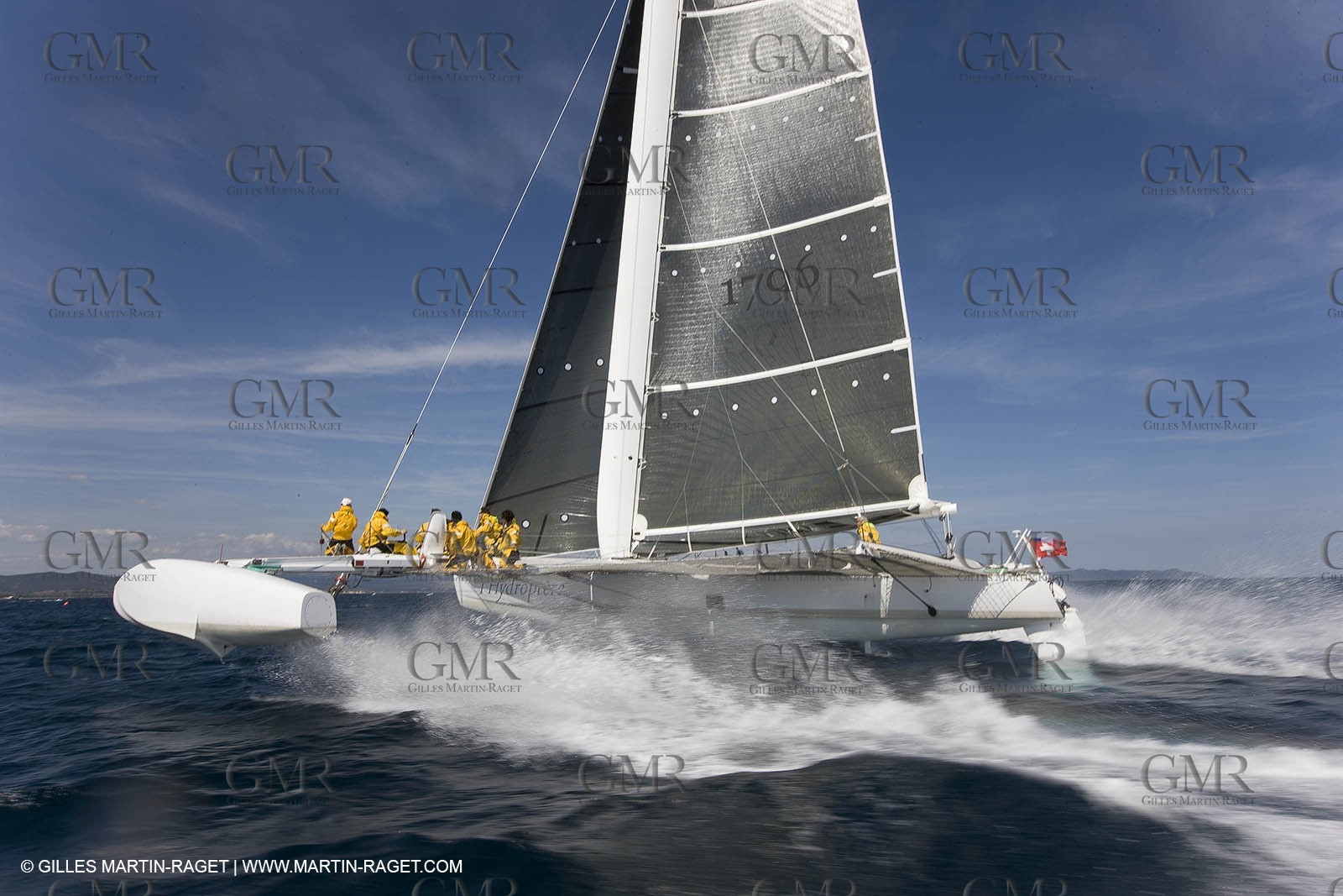 14 06 2008 - Toulon-Hyères (FRA,83) - 50 knots record attempt trials by l'Hydroptère