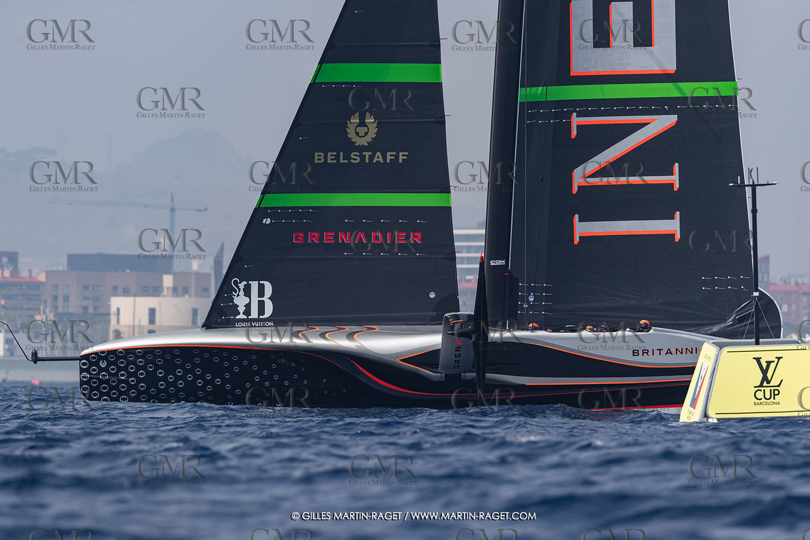 22 08 2024, Barcelona (ESP), Louis Vuitton 37th America's Cup, Louis Vuitton Preliminary Regatta, Race Day 1