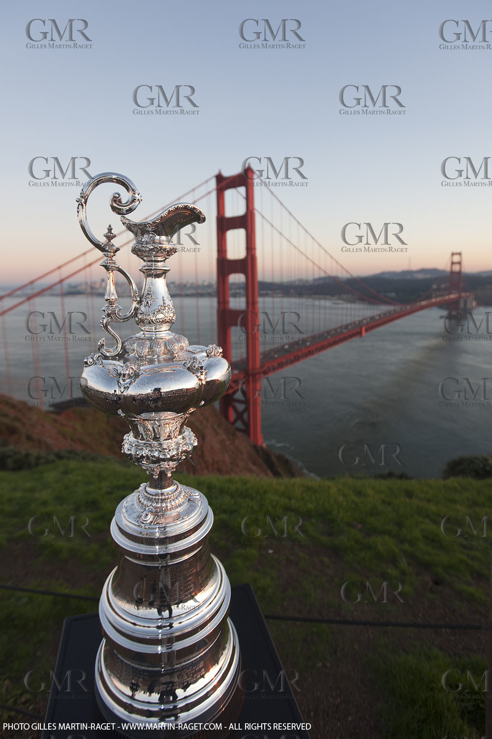 04 01 2011 - San Francisco (USA, CA) - 34th America's Cup - The America's Cup in San Francisco - Golden Gate Bridge