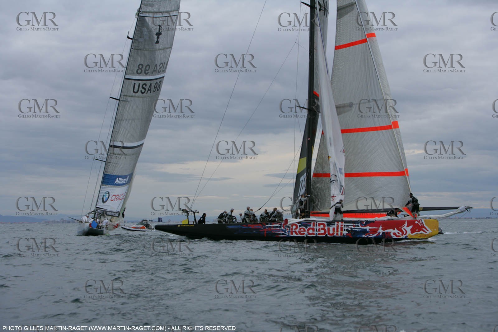 2 05 2007-Valencia (Spain)- 32nd America's Cup - Louis Vuitton Cup - RR2 - Day 4 - BMW ORACLE Racing