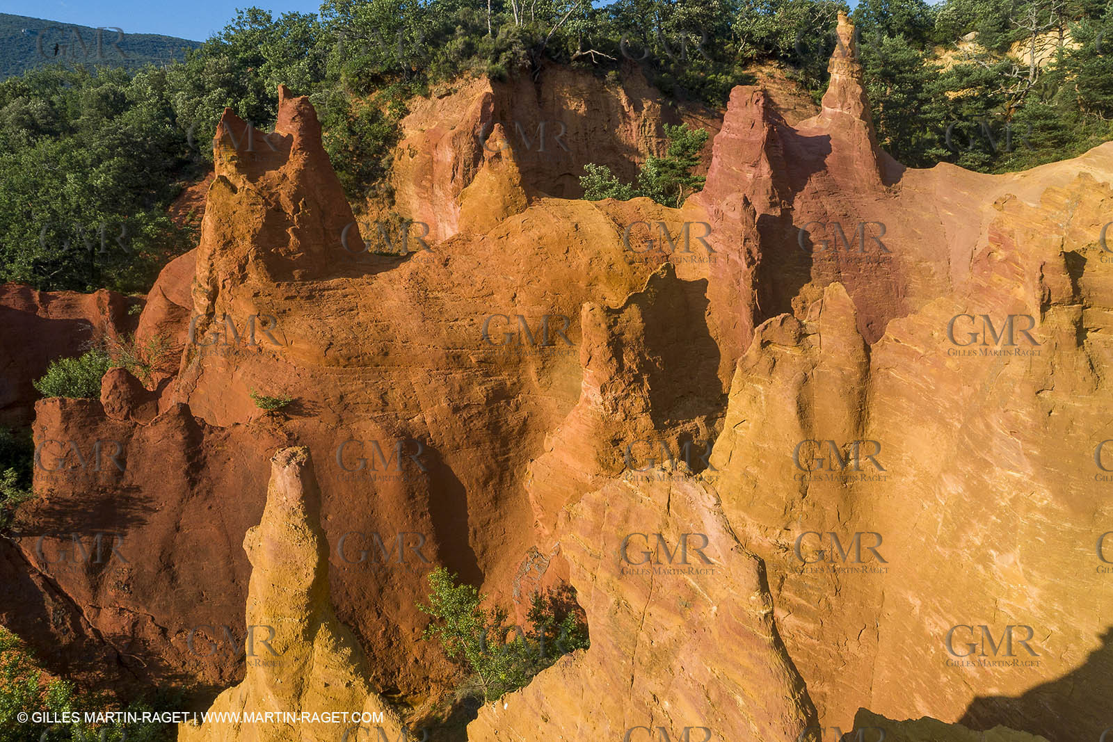 21 06 2018, Rustrel (FRA, 84), Anciennes carrières d'ocre