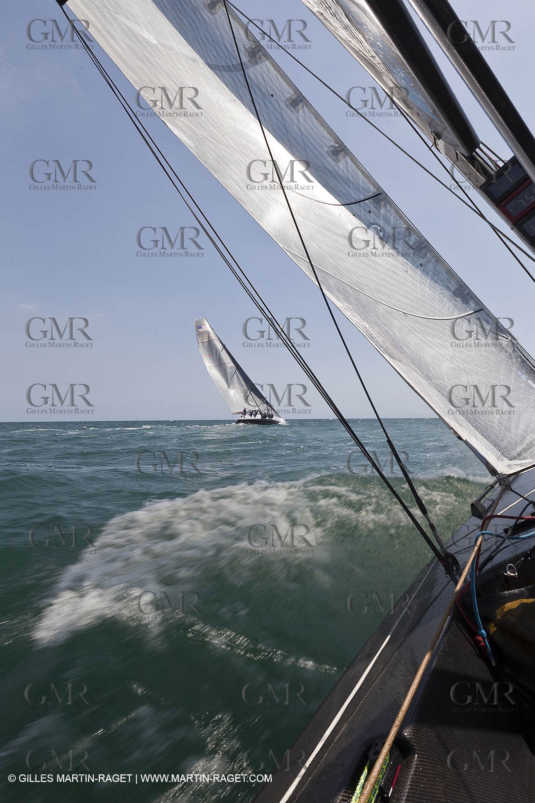 31 07 2010 - Valencia (ESP) - BMW ORACLE Racing - RC 44 Valencia Cup - fleet racing - Day 2