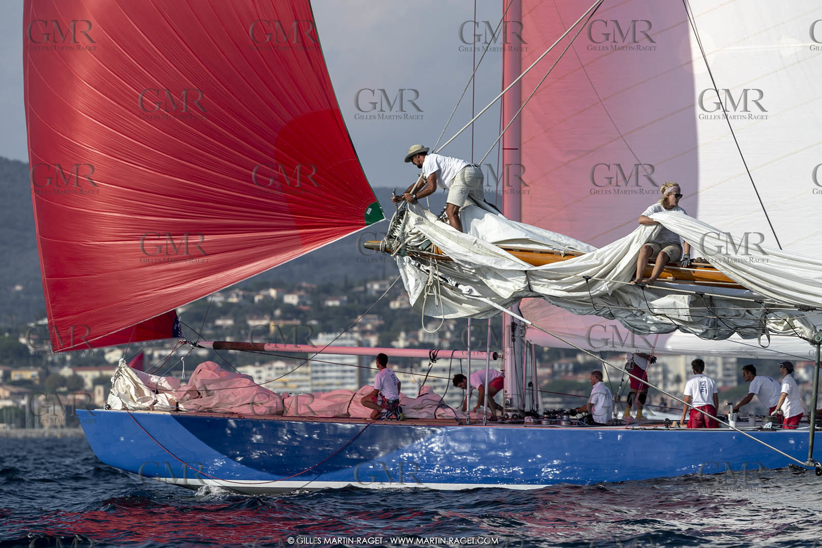 30 09 2018, Saint-Tropez (FRA, 83), Les Voiles de Saint-Tropez 2018, arrivée de Cannes-Saint-Tropez, Coupe du Yacht Club de France