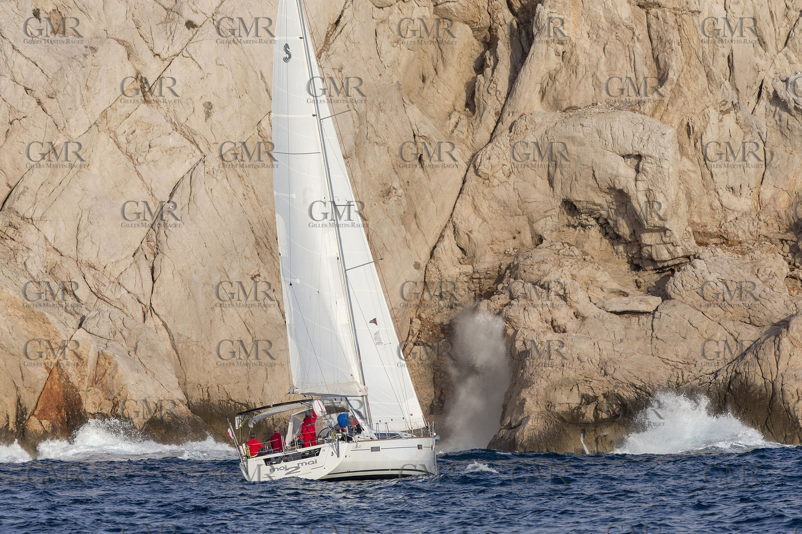 08 01 2016, Marseille (FRA, 13), Cruising in winter in the Calanques