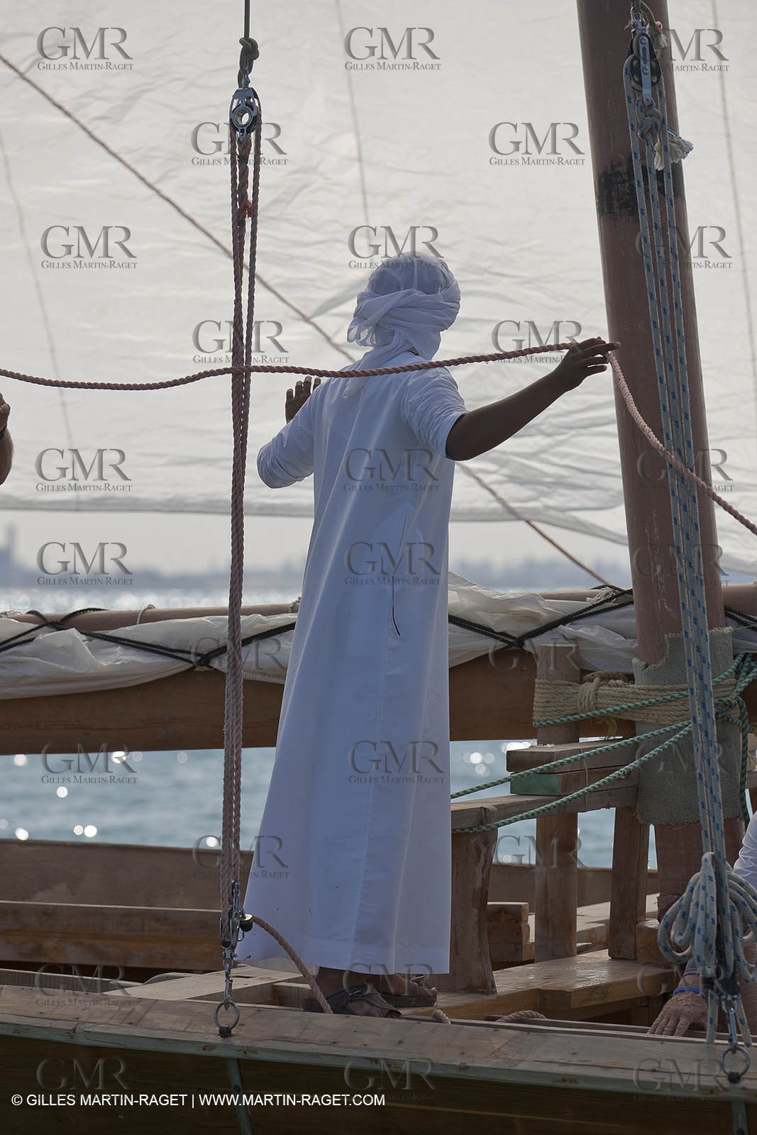 20 11 2010 - Dubai (UAE) - Dubai Louis Vuitton Trophy - Traditionnal dhow races for competing teams